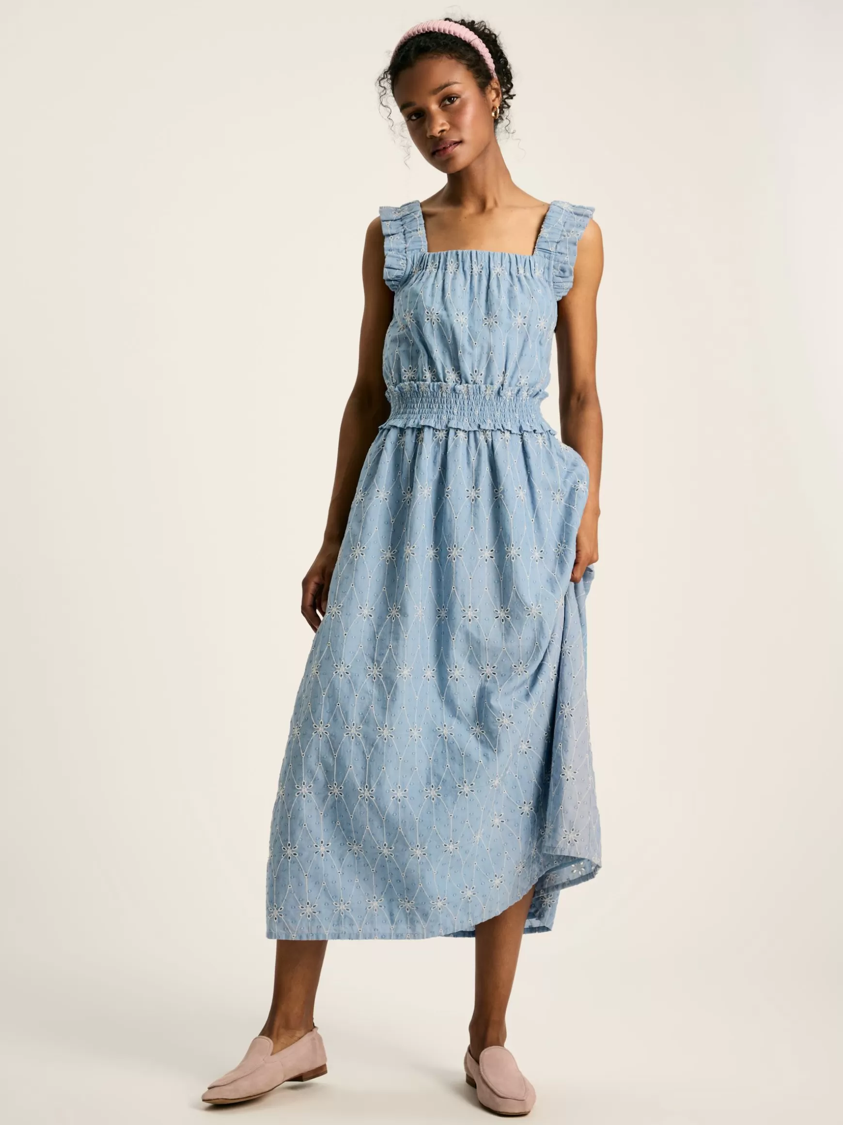 Nadia Broderie Sun Dress^Joules Best Sale