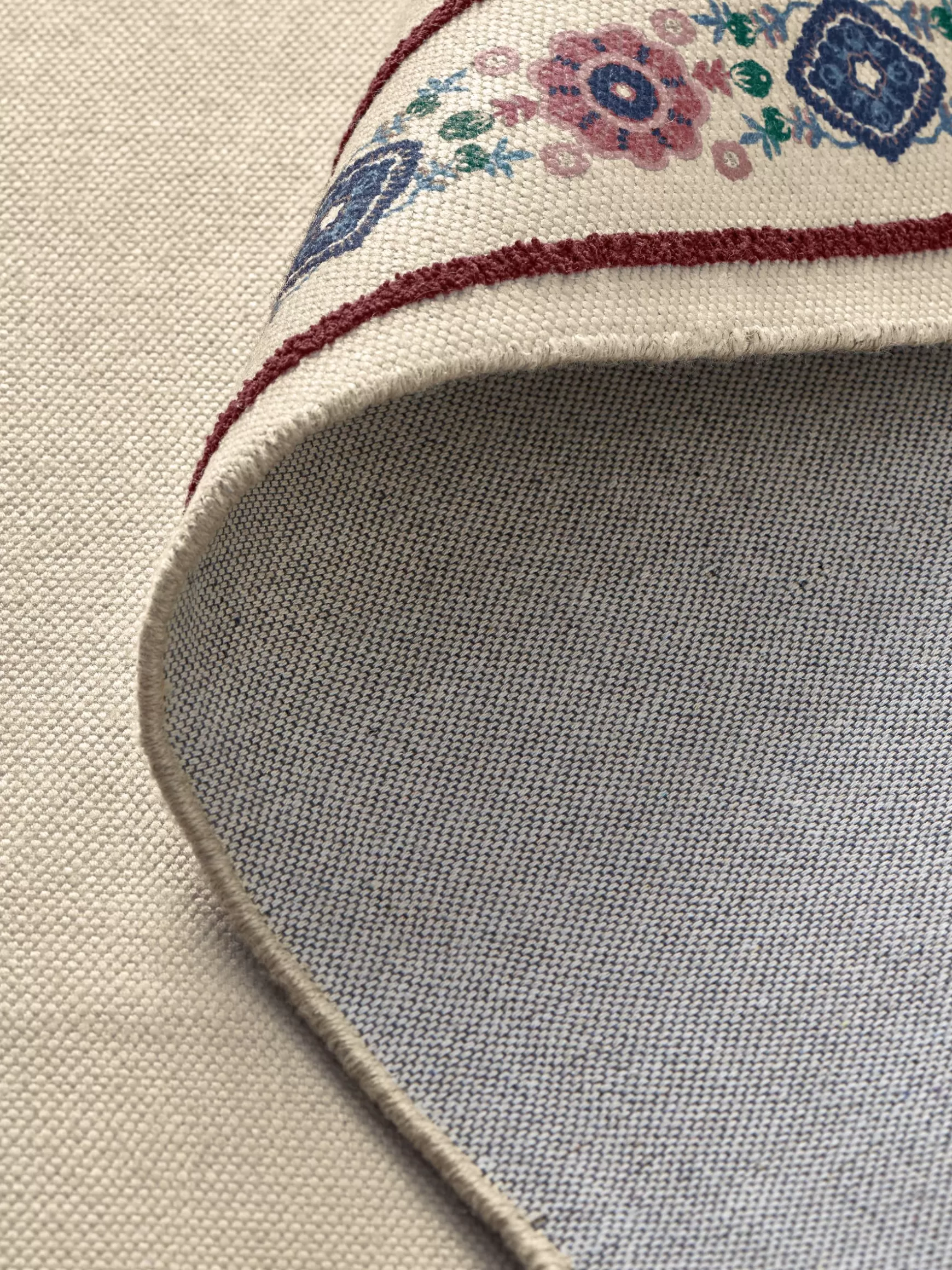 Blenheim Cotton Border Rug^Joules Clearance