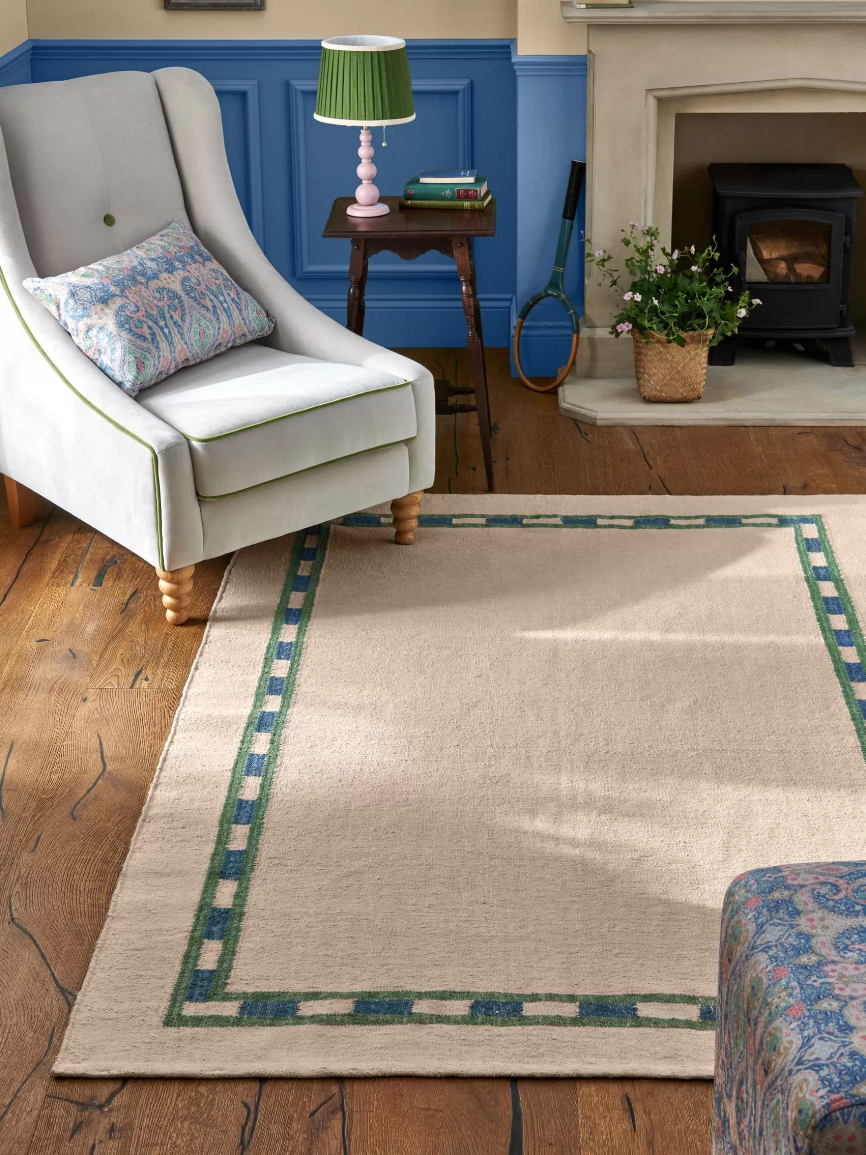 Mannington Jute Border Rug^Joules Fashion