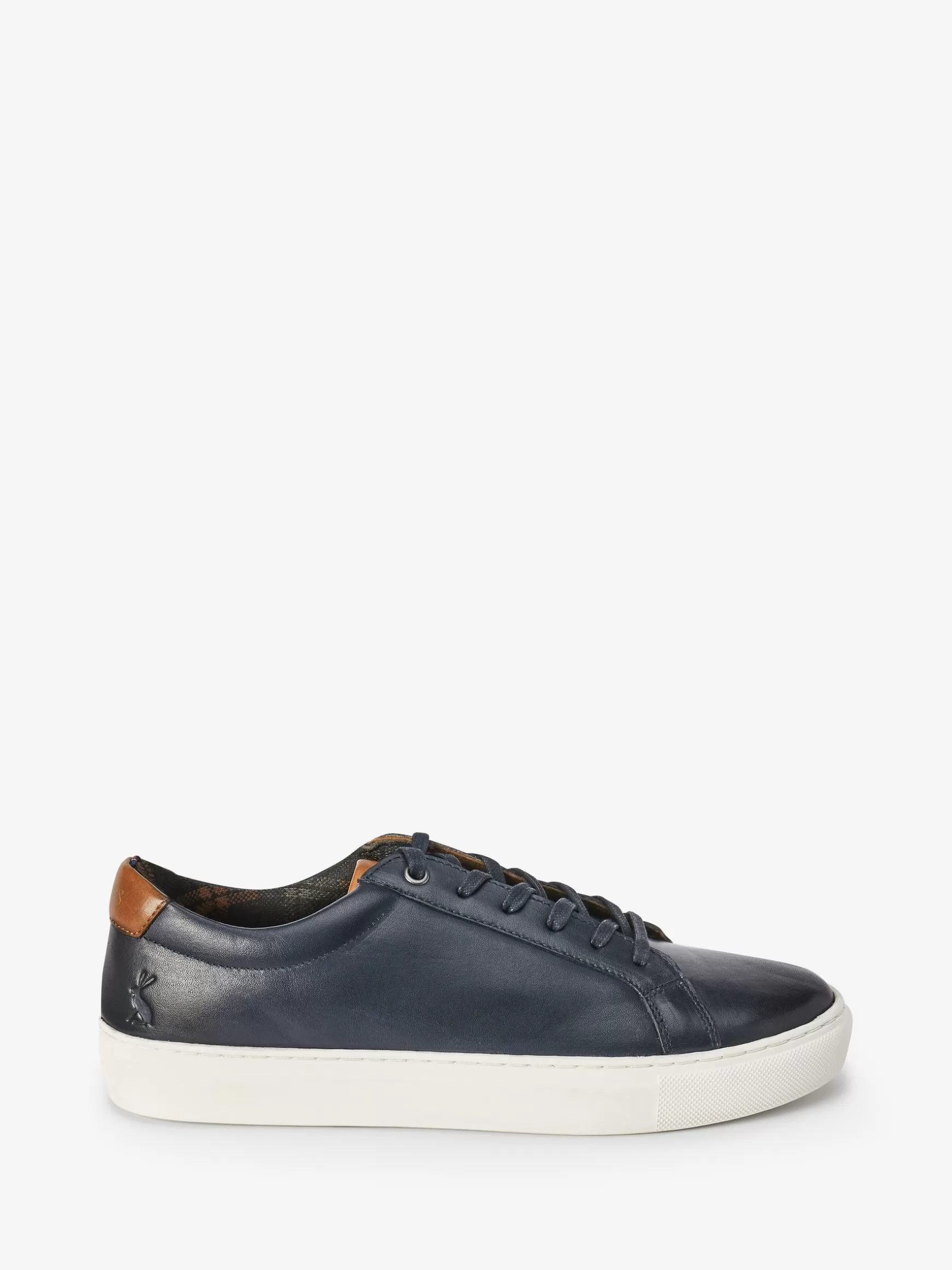Navy Blue Leather Trainers^Joules Clearance
