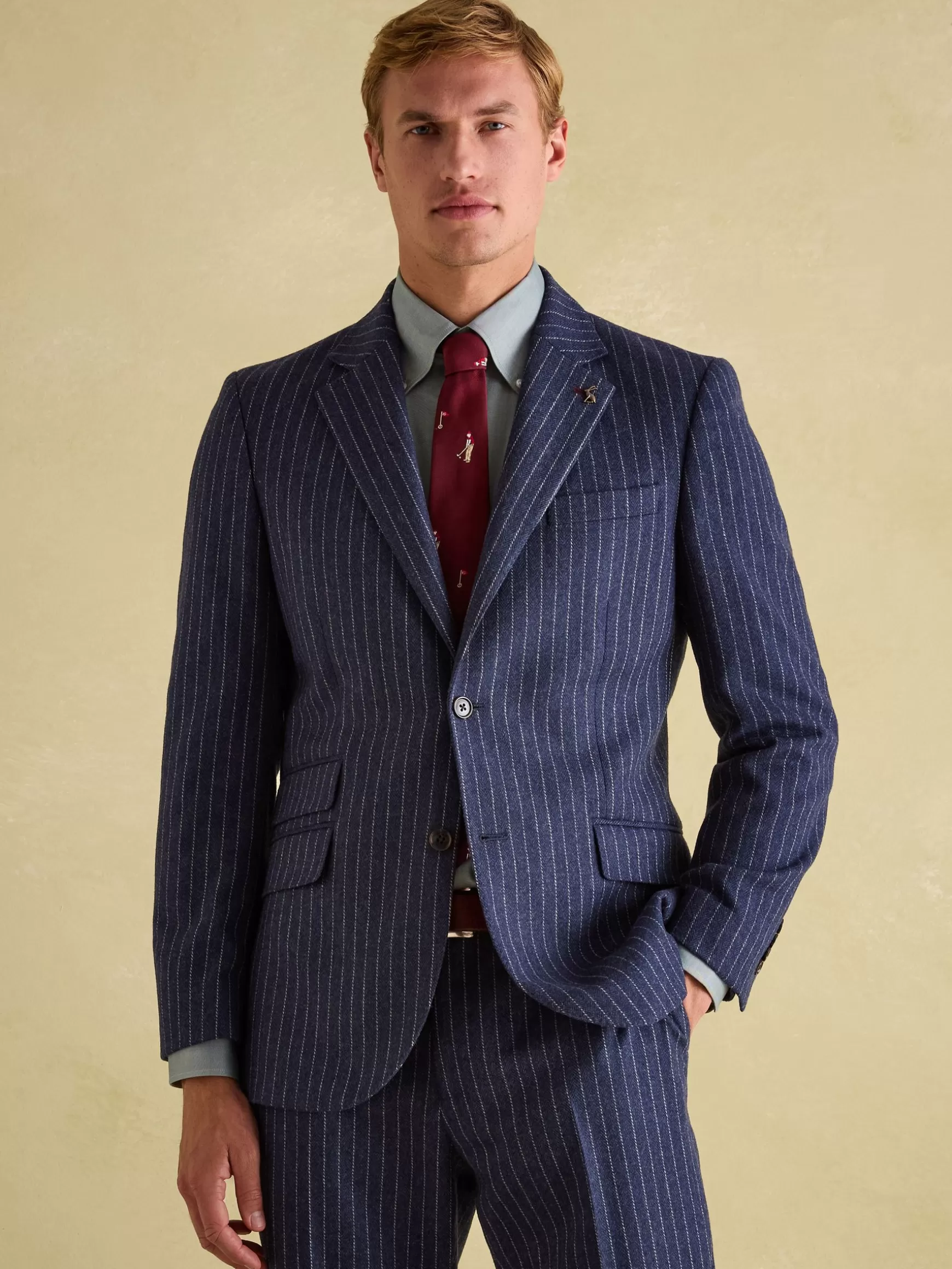 Slim Fit Herringbone Suit Jacket^Joules Flash Sale