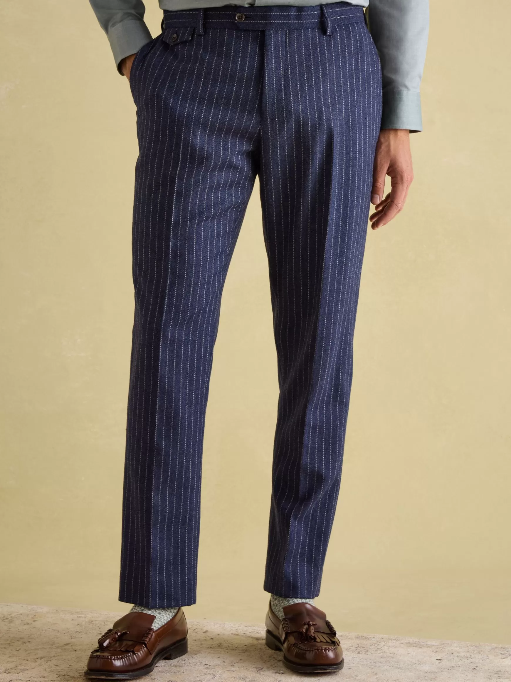 Slim Fit Pinstripe Suit Trousers^Joules Online