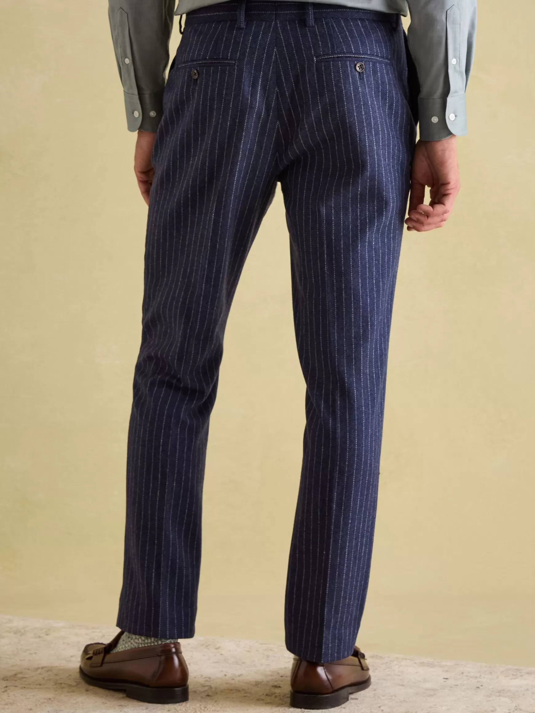 Slim Fit Pinstripe Suit Trousers^Joules Online