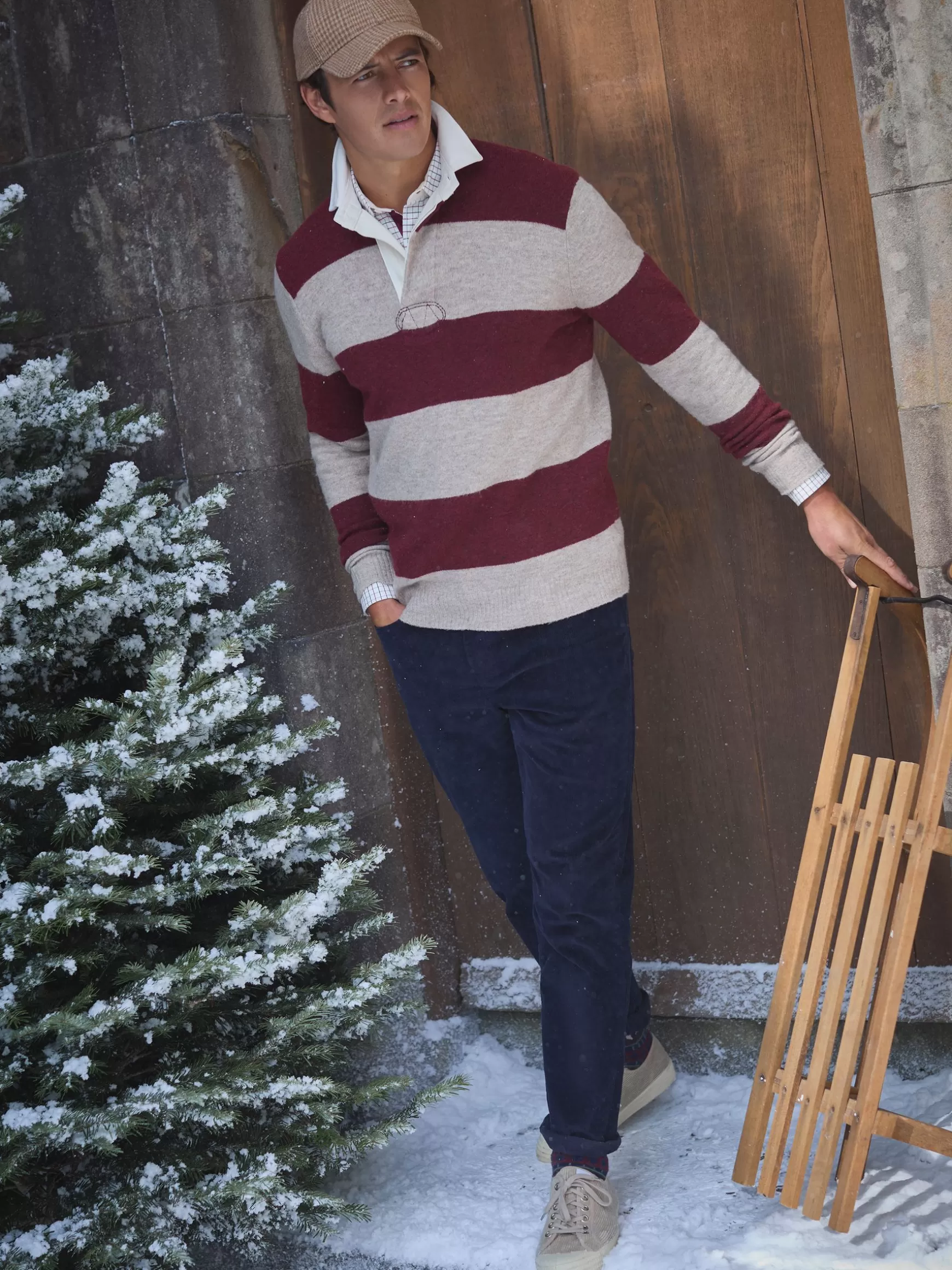 Straight Leg Corduroy Trousers^Joules Flash Sale