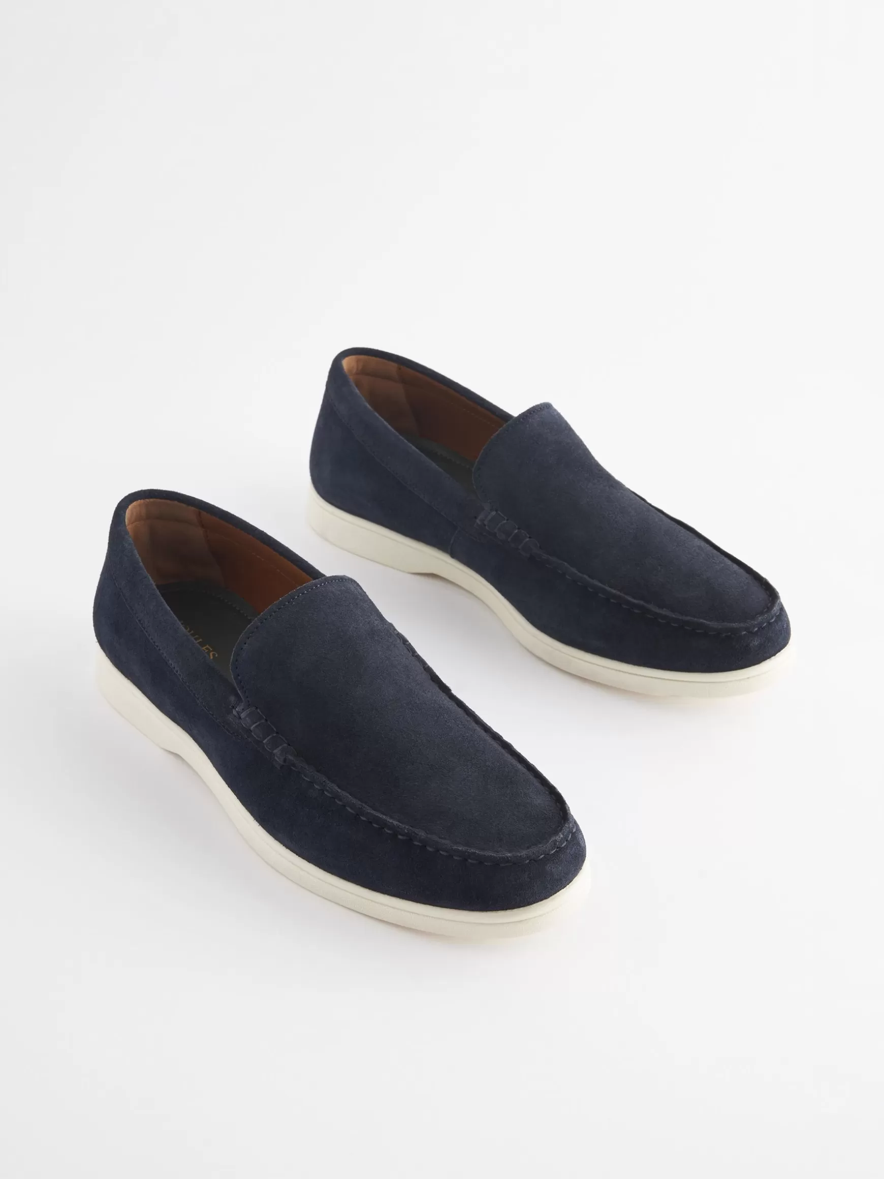 Navy Suede Apron Loafers^Joules Discount