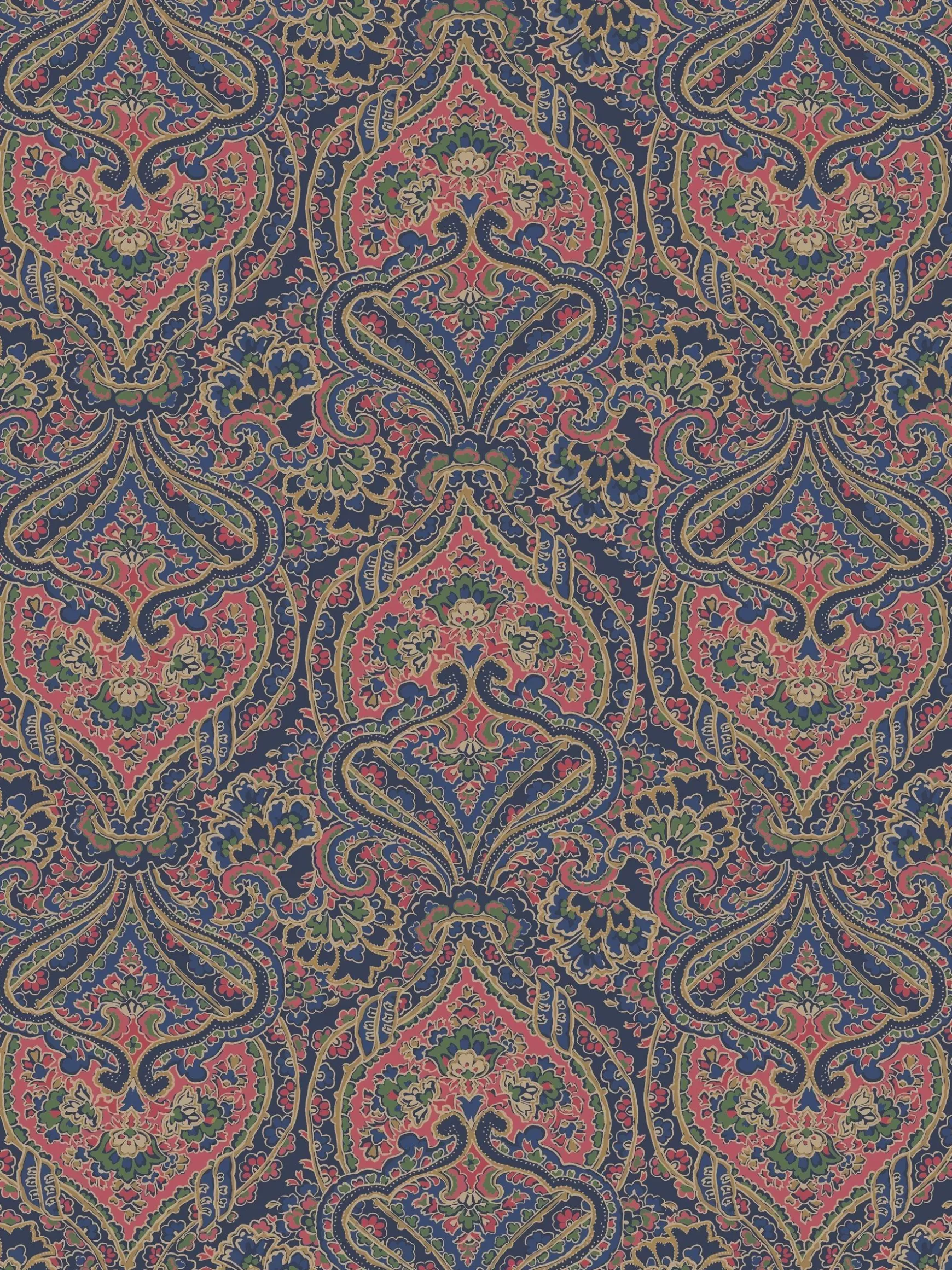 Opulent Paisley Print 10M Wallpaper^Joules Hot