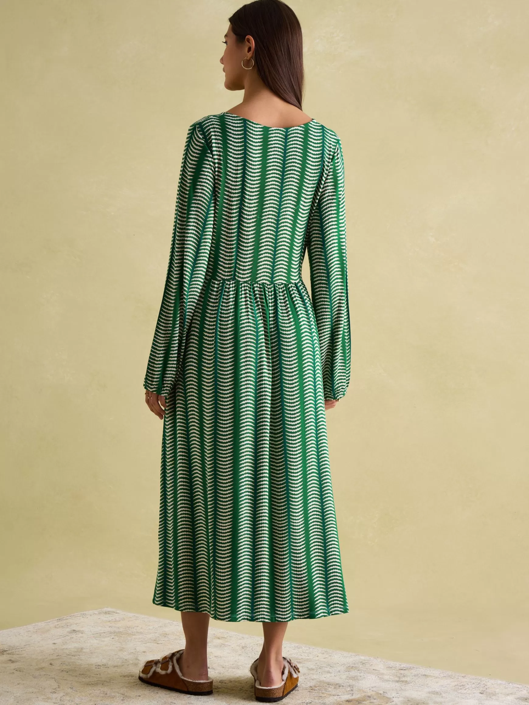 Nia Long Sleeve Midaxi Dress^Joules Store