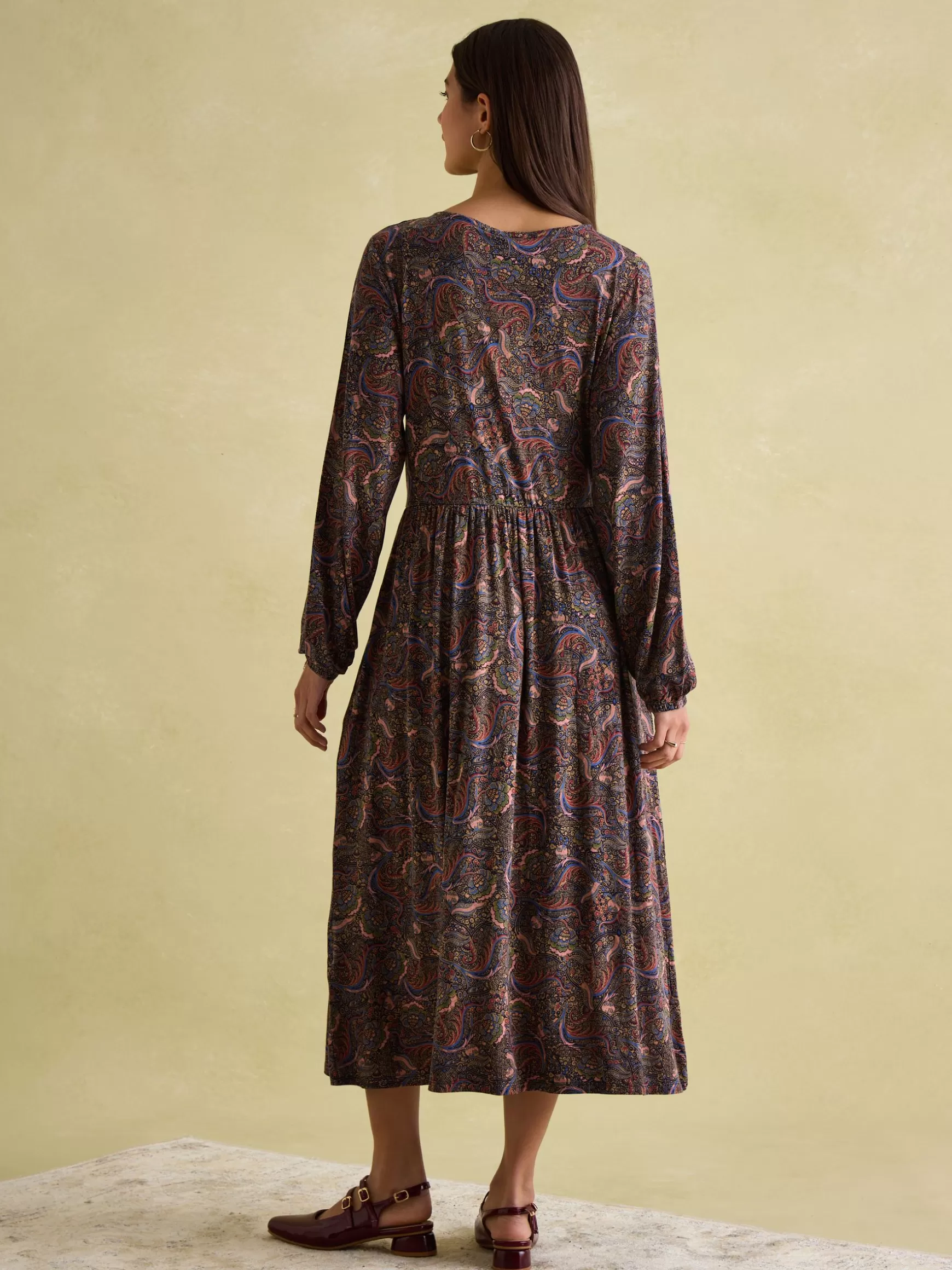 Nia Long Sleeve Midaxi Dress^Joules Cheap