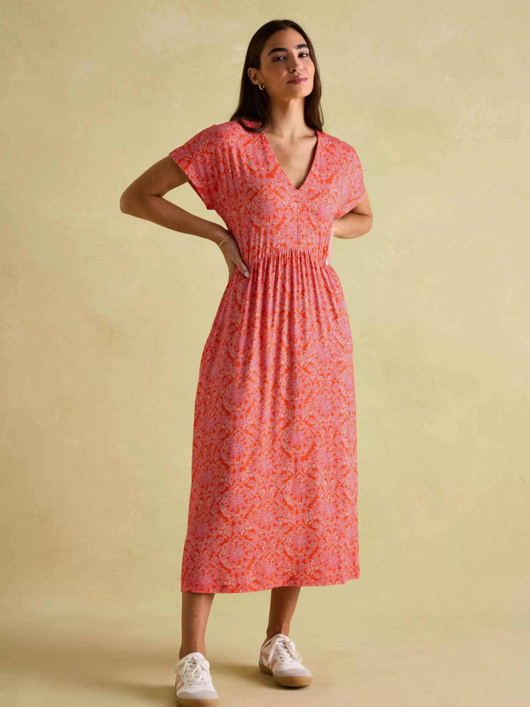 Nia Jersey V-Neck Beach Dress^Joules Best Sale