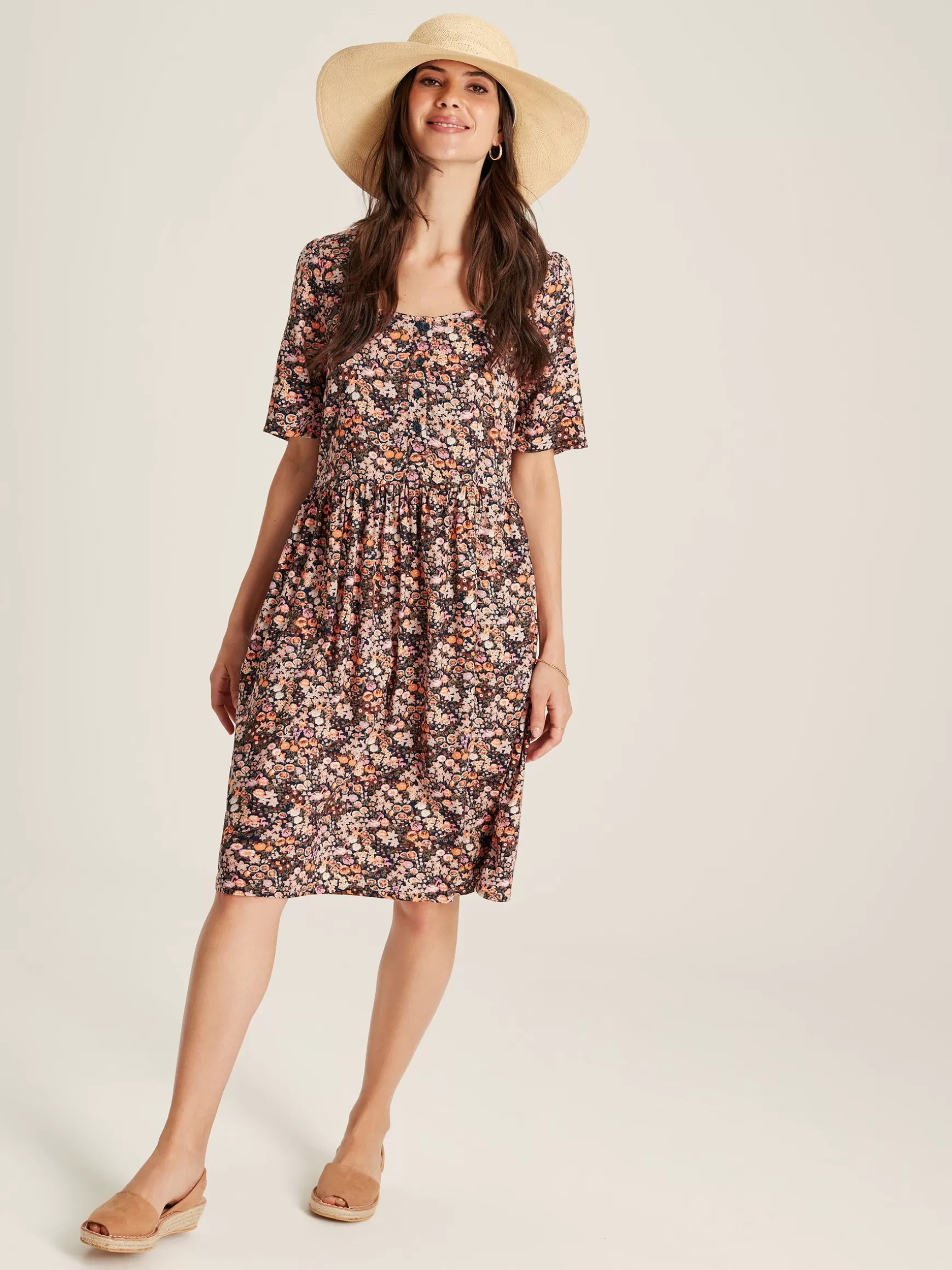 Norah Square Neck Dress^Joules Hot