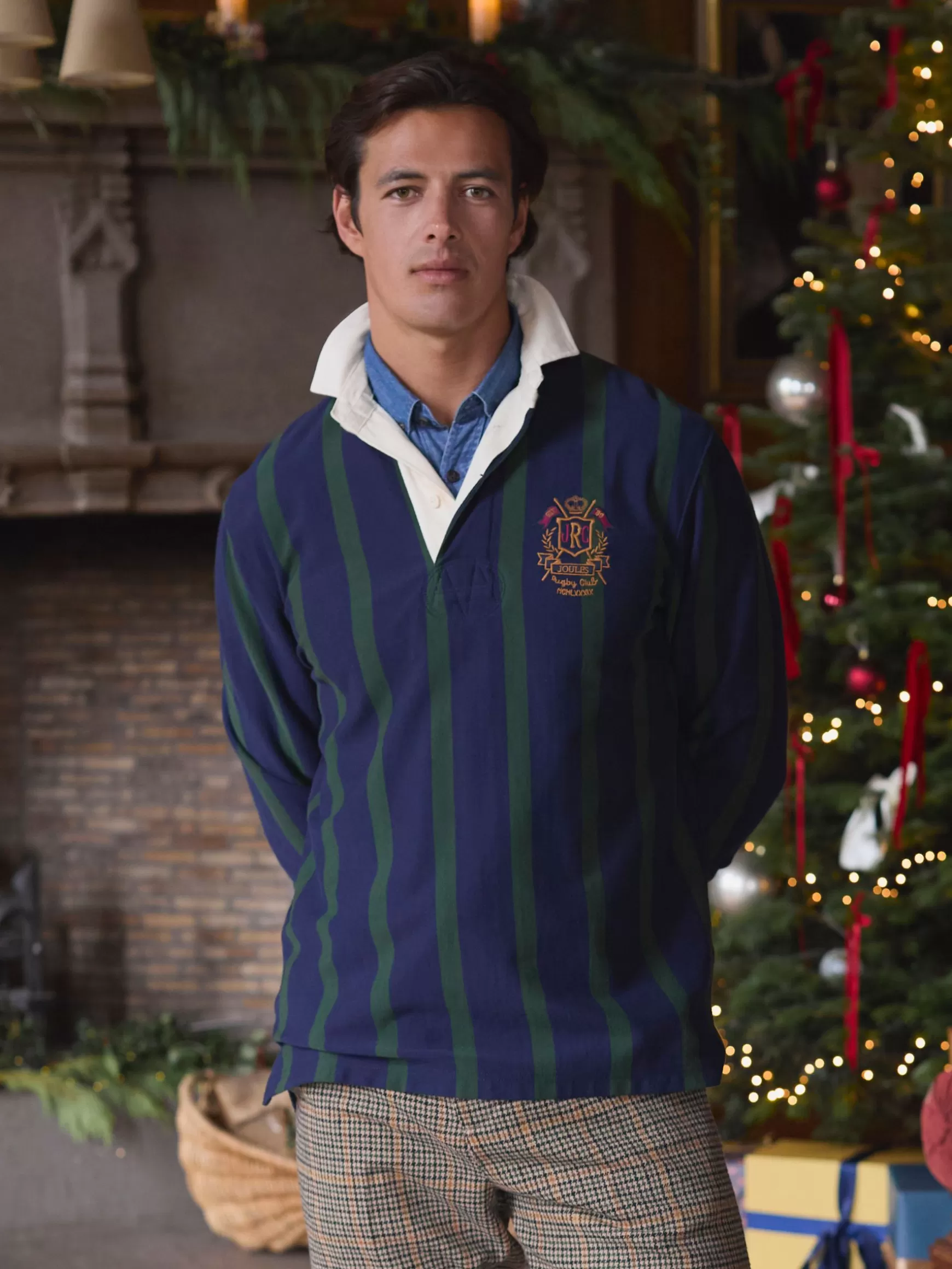 Onside Vertical Stripe Rugby Shirt^Joules Outlet