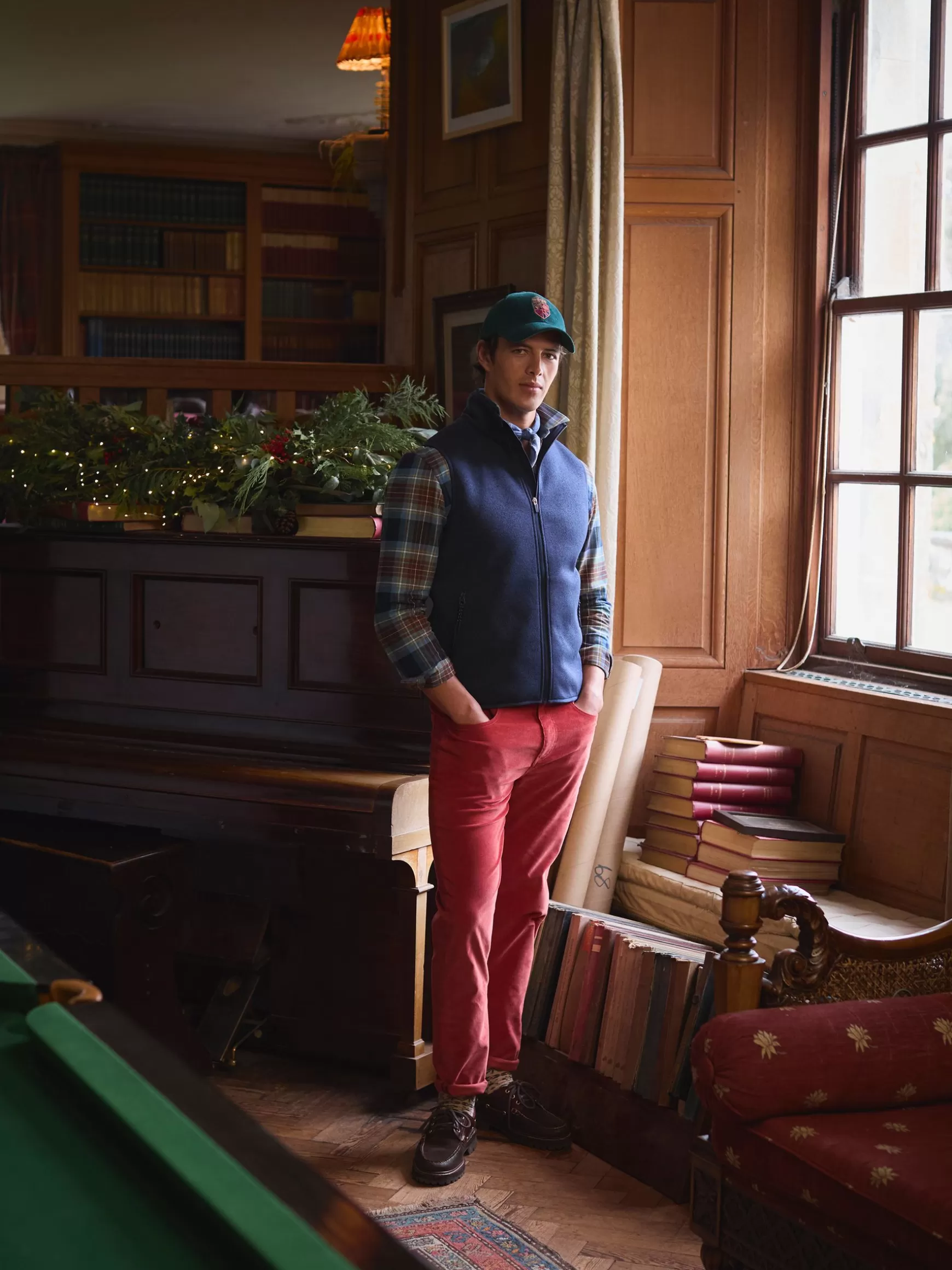 Straight Leg Corduroy Trousers^Joules Sale