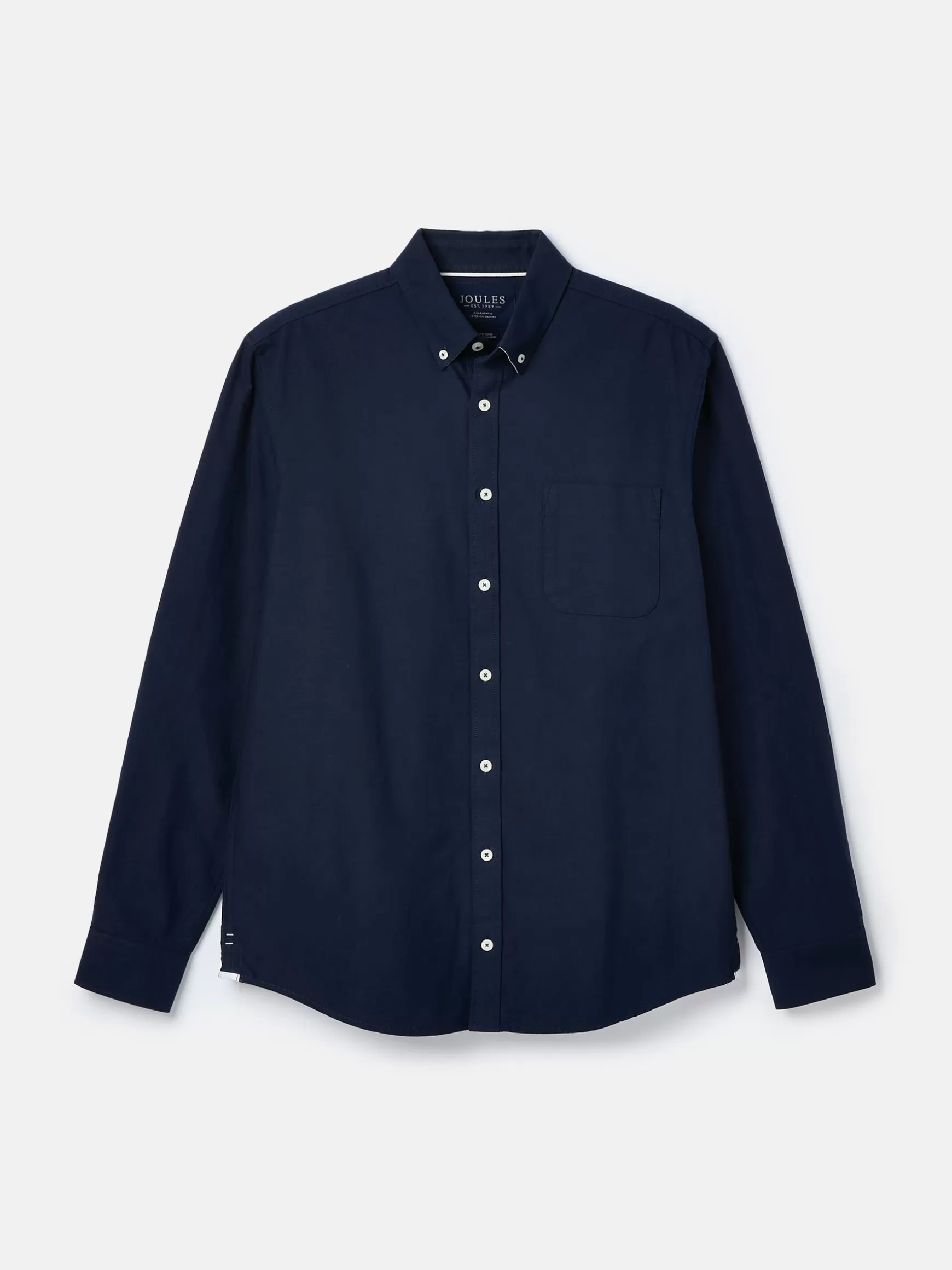 Oxford Navy Blue Long Sleeve Classic Fit Shirt^Joules New