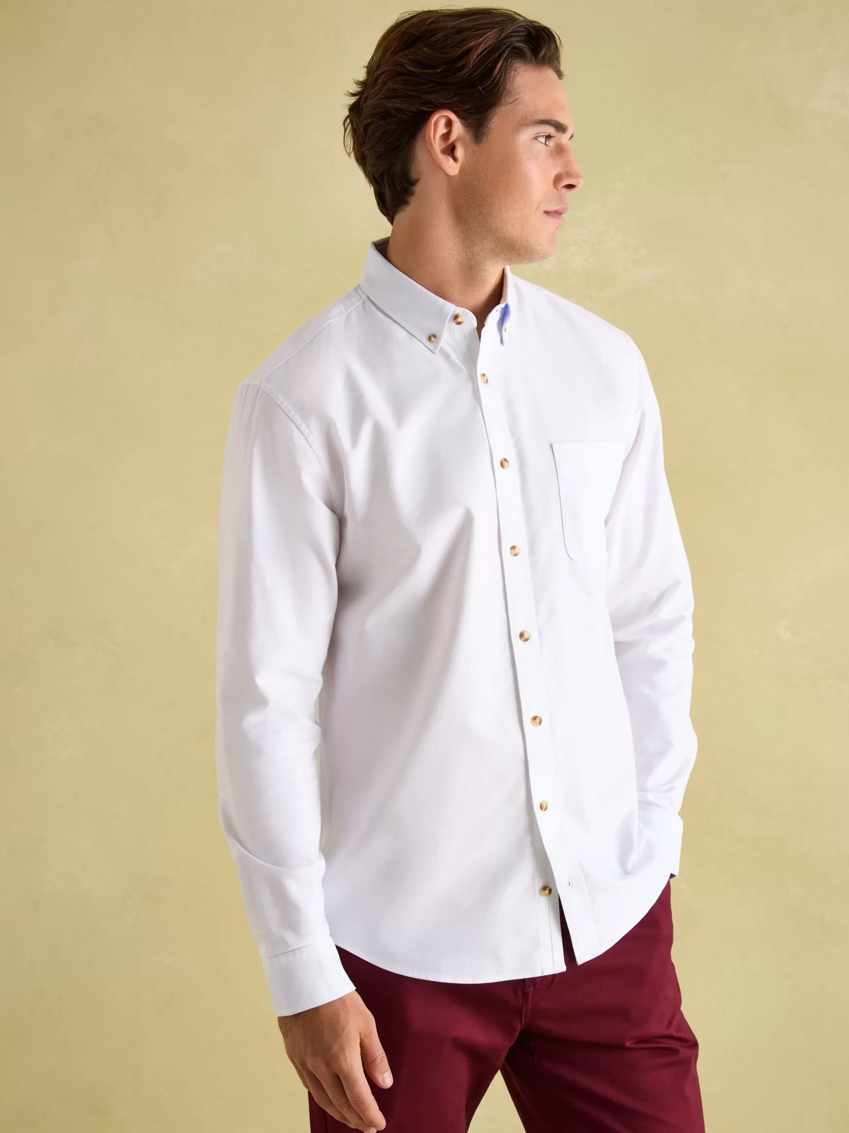 Oxford Long Sleeve Classic Fit Shirt^Joules Online
