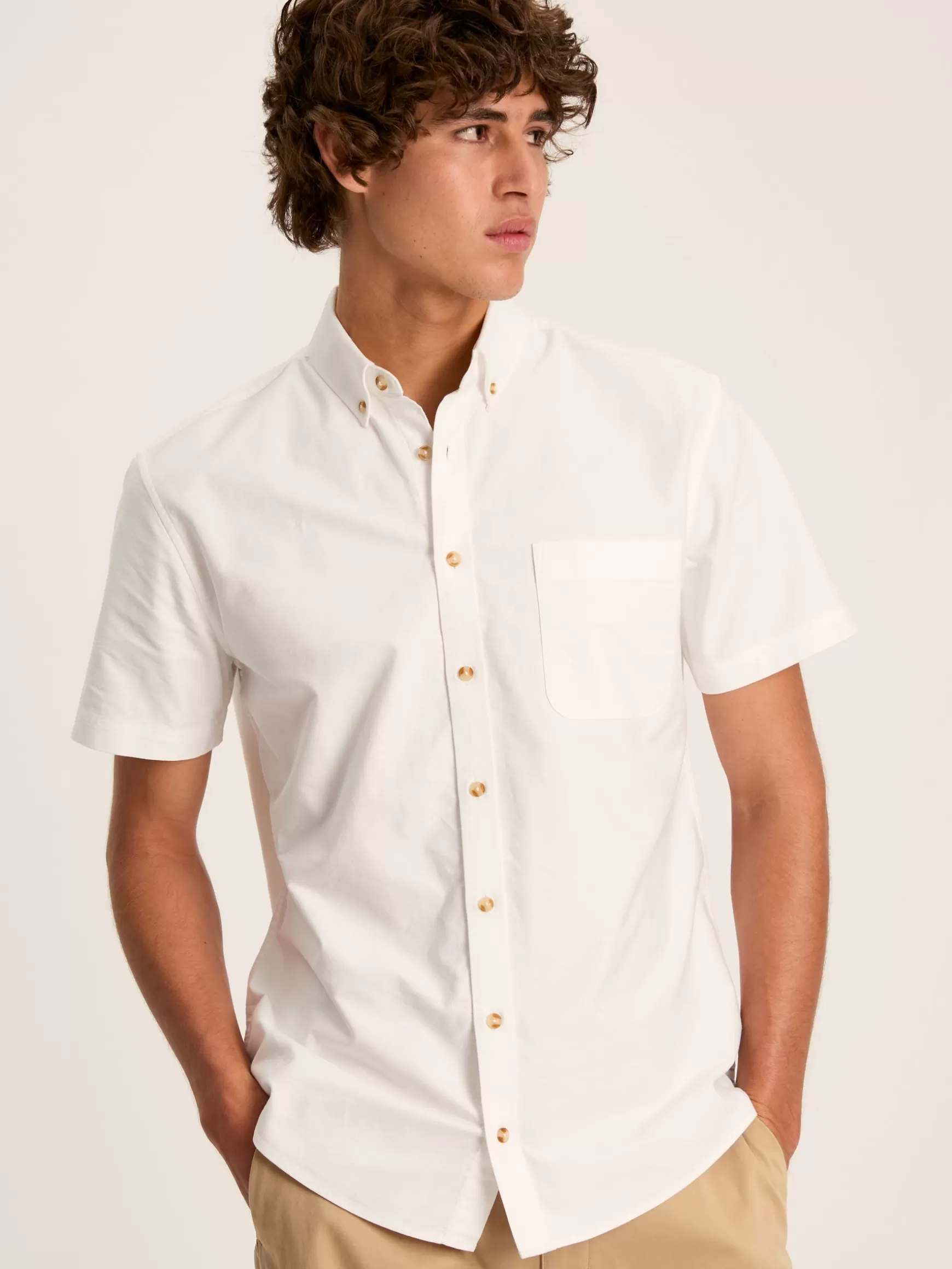 Oxford Short Sleeve Classic Fit Shirt^Joules Fashion