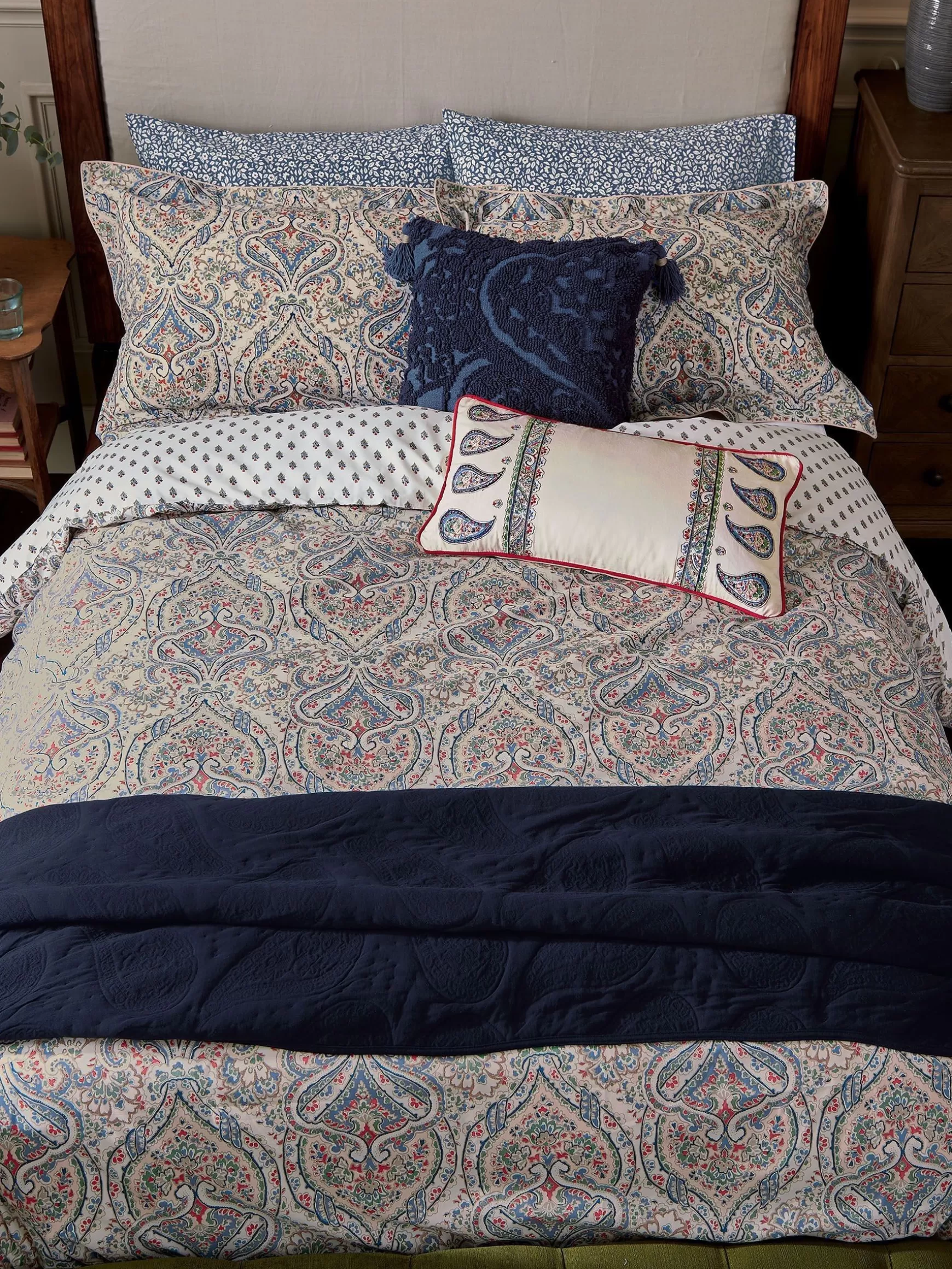 Paisley 100% Cotton Bedding Set^Joules Flash Sale