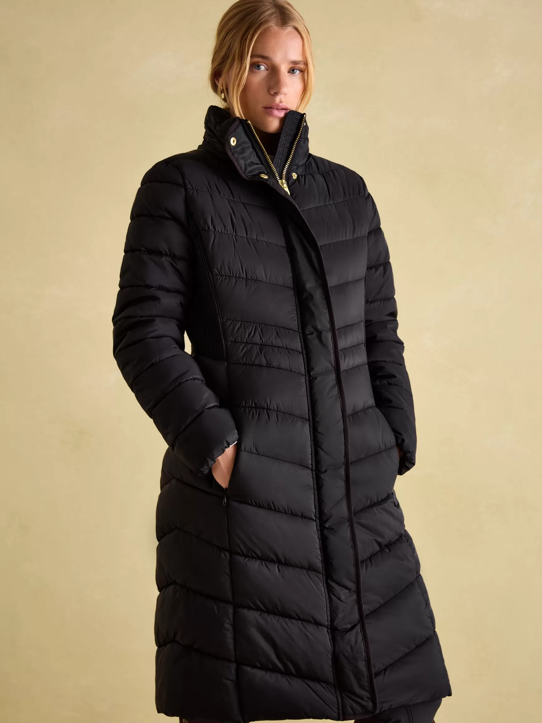 Pembury Showerproof Longline Padded Coat With Hood^Joules Cheap