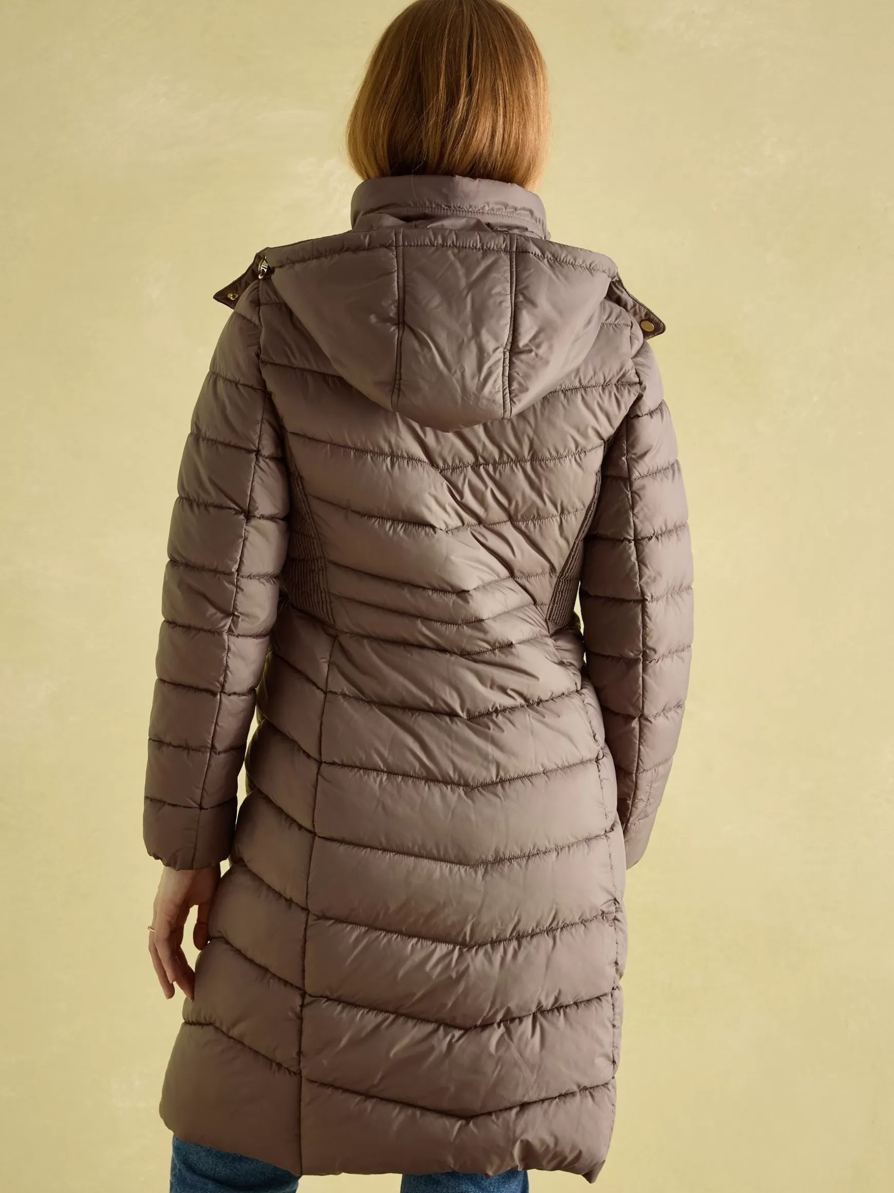 Pembury Showerproof Longline Padded Coat With Hood^Joules Cheap