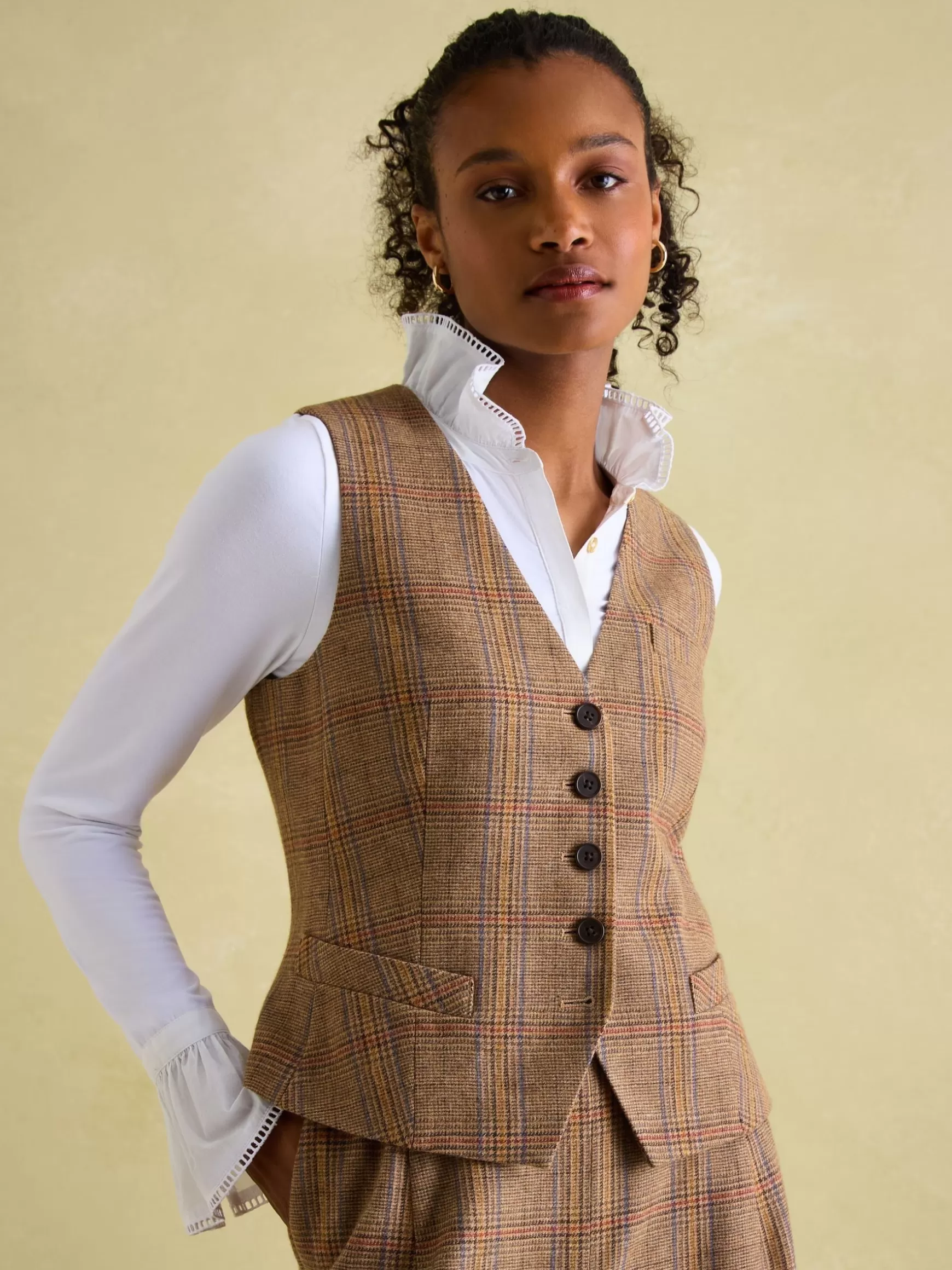Penrose Tweed Waistcoat^Joules Shop