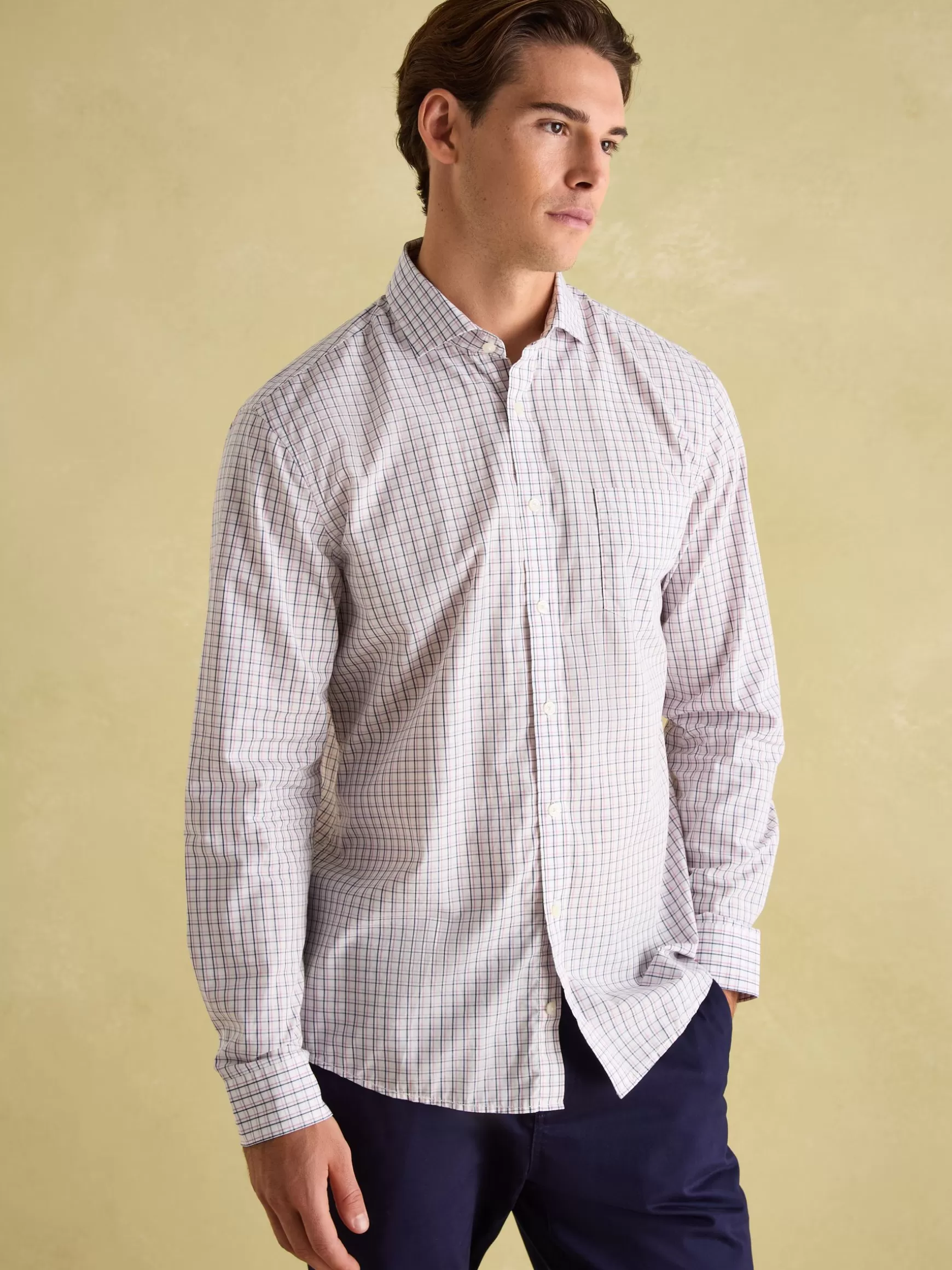 Pink Check Cotton Shirt^Joules Fashion