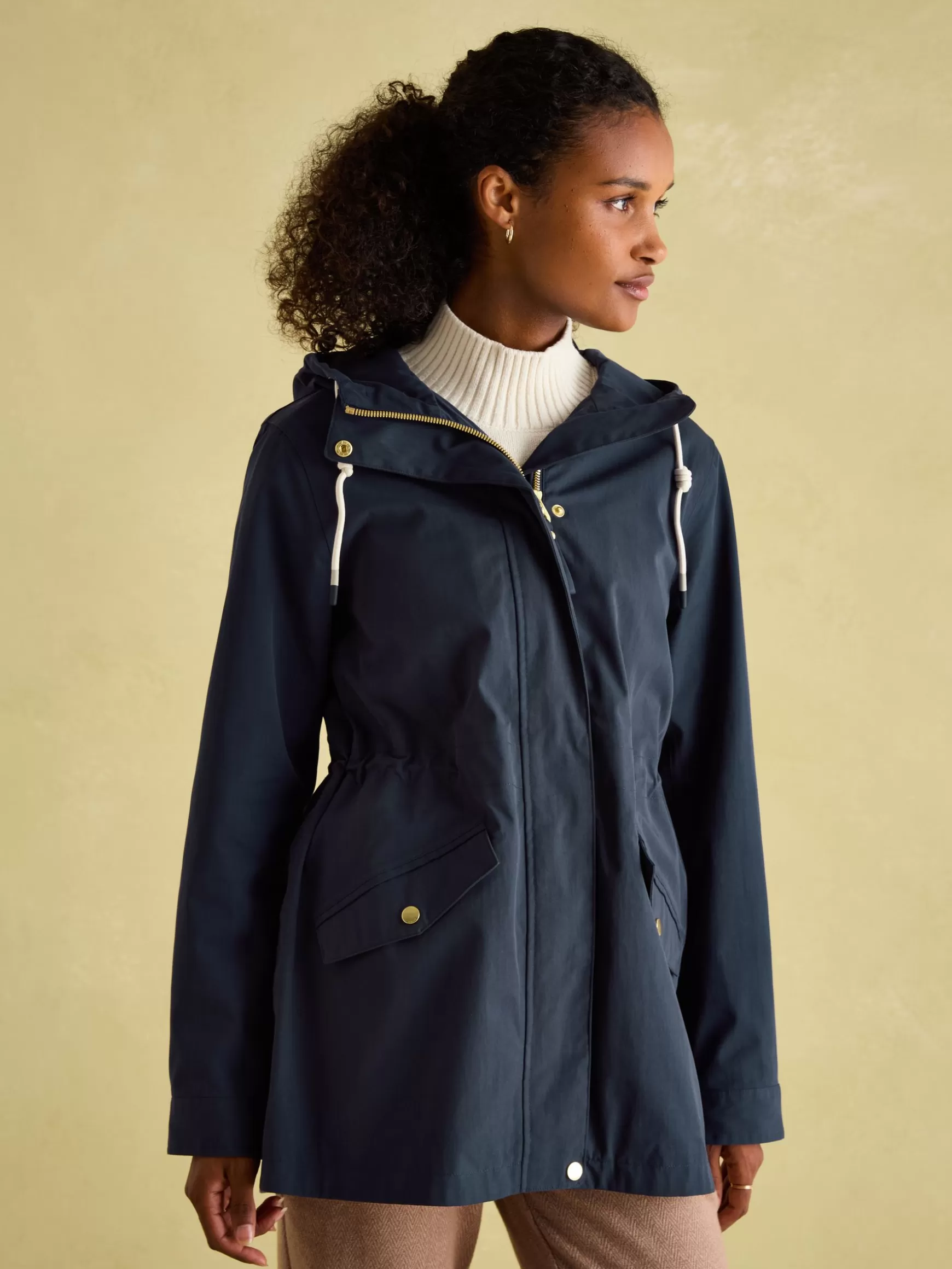 Portwell Navy Blue Waterproof Raincoat With Hood^Joules Discount