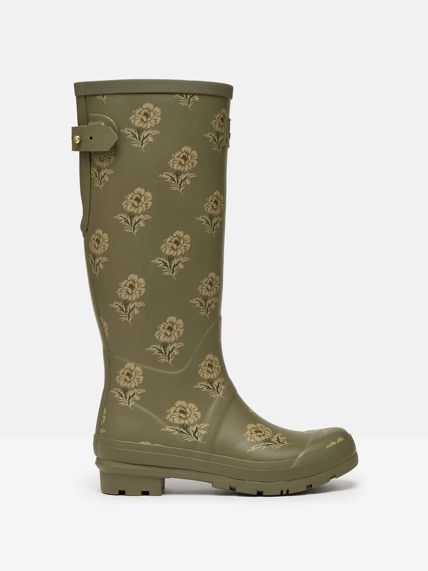 Printed Green Floral Adjustable Tall Wellies^Joules Sale