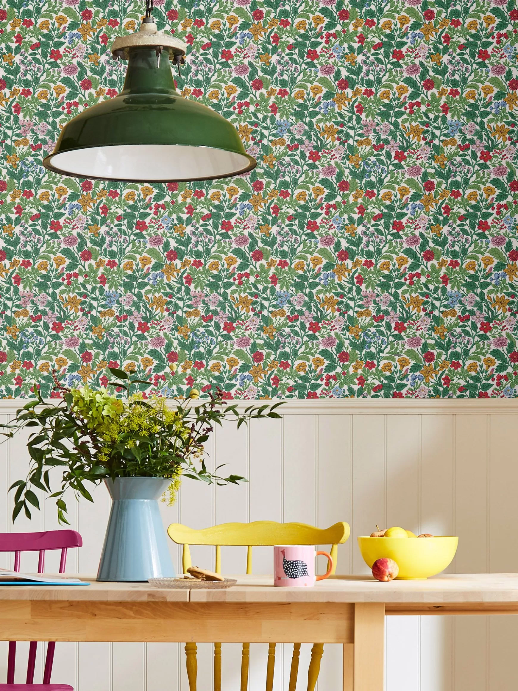 Arts & Crafts Floral 10M Wallpaper^Joules Shop