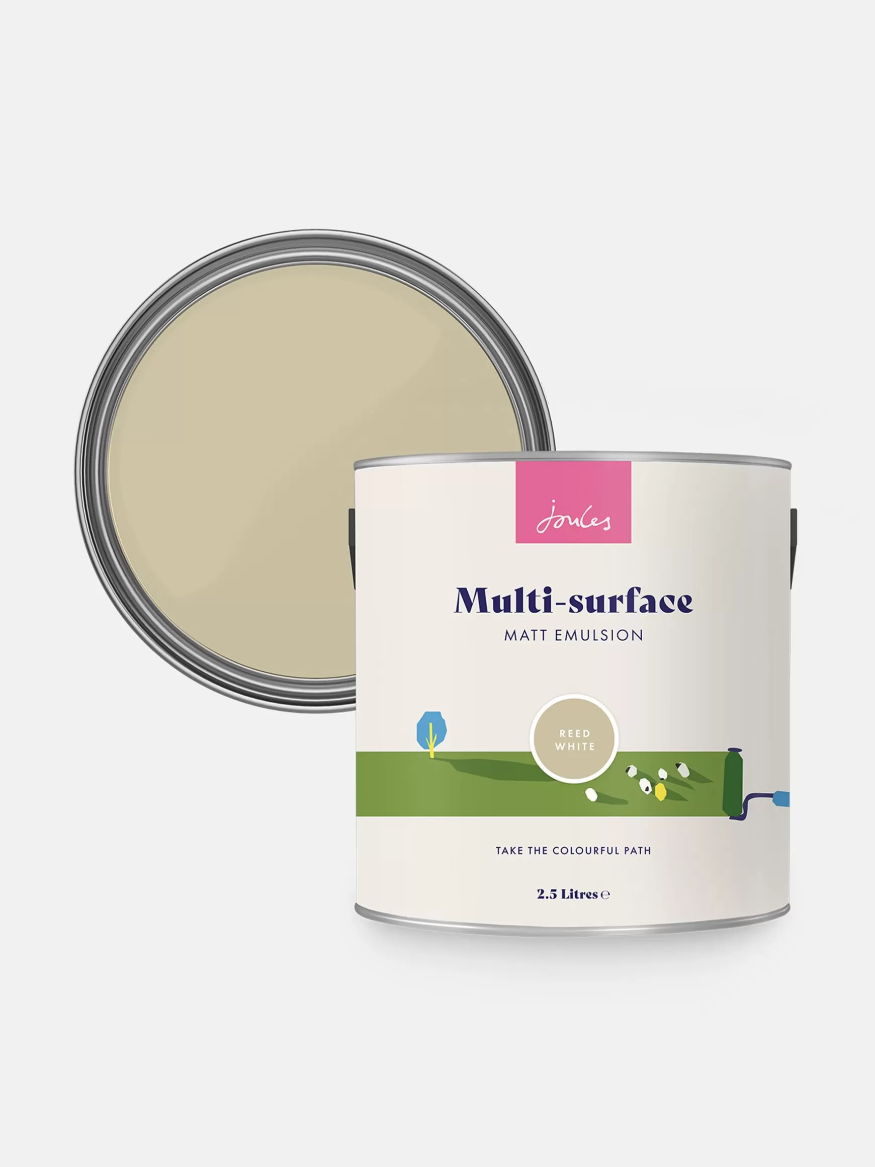 Reed White Natural Multi Surface Matt Emulsion^Joules Cheap