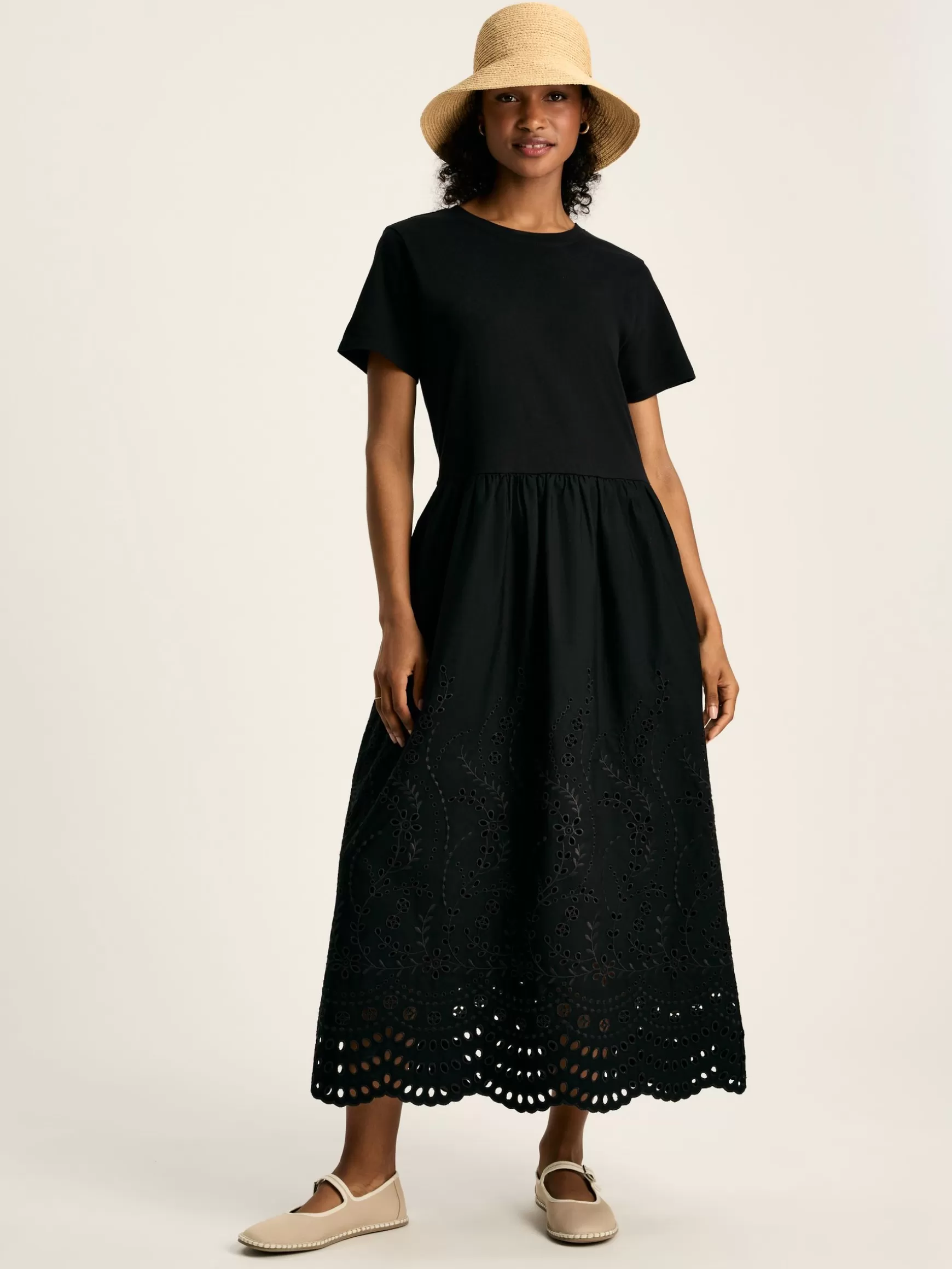 Reid Broderie 100% Cotton Dress^Joules Flash Sale