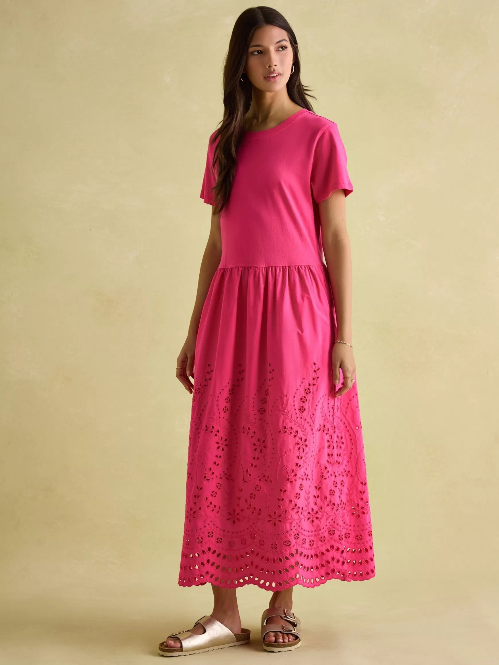 Reid Broderie 100% Cotton Dress^Joules Best