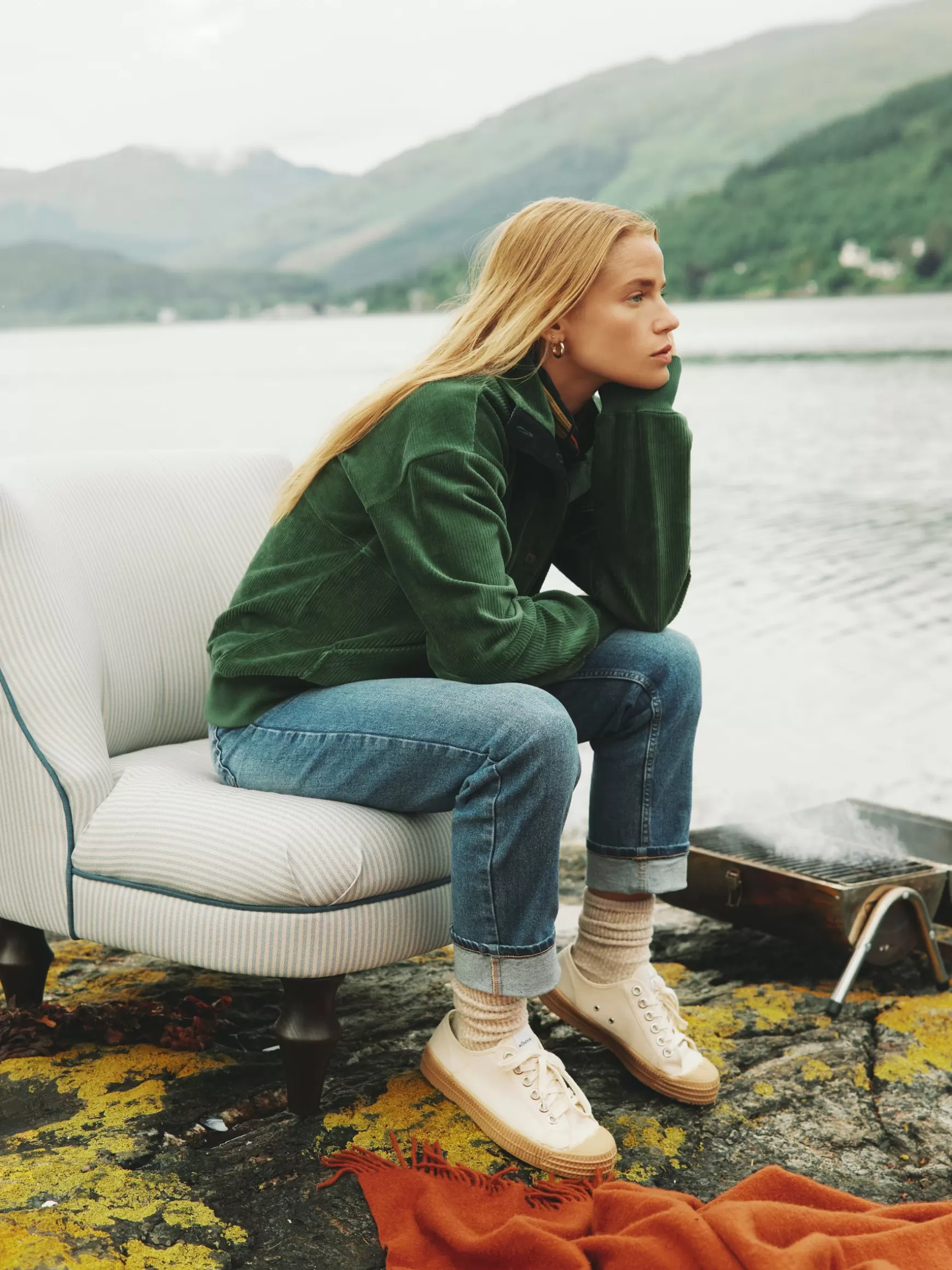 Renee Corduroy Sweatshirt^Joules New
