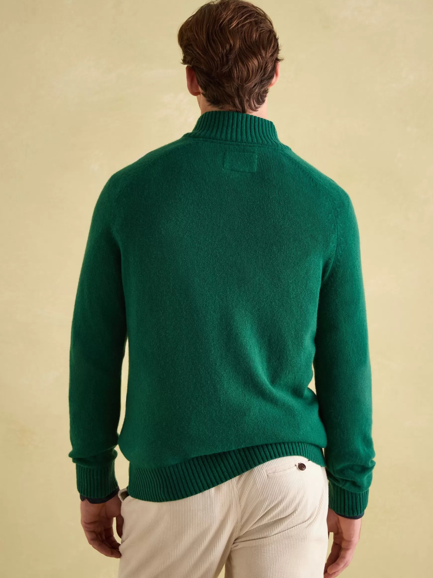 Richmond Lambswool Quarter Zip Knitted Jumper^Joules Shop