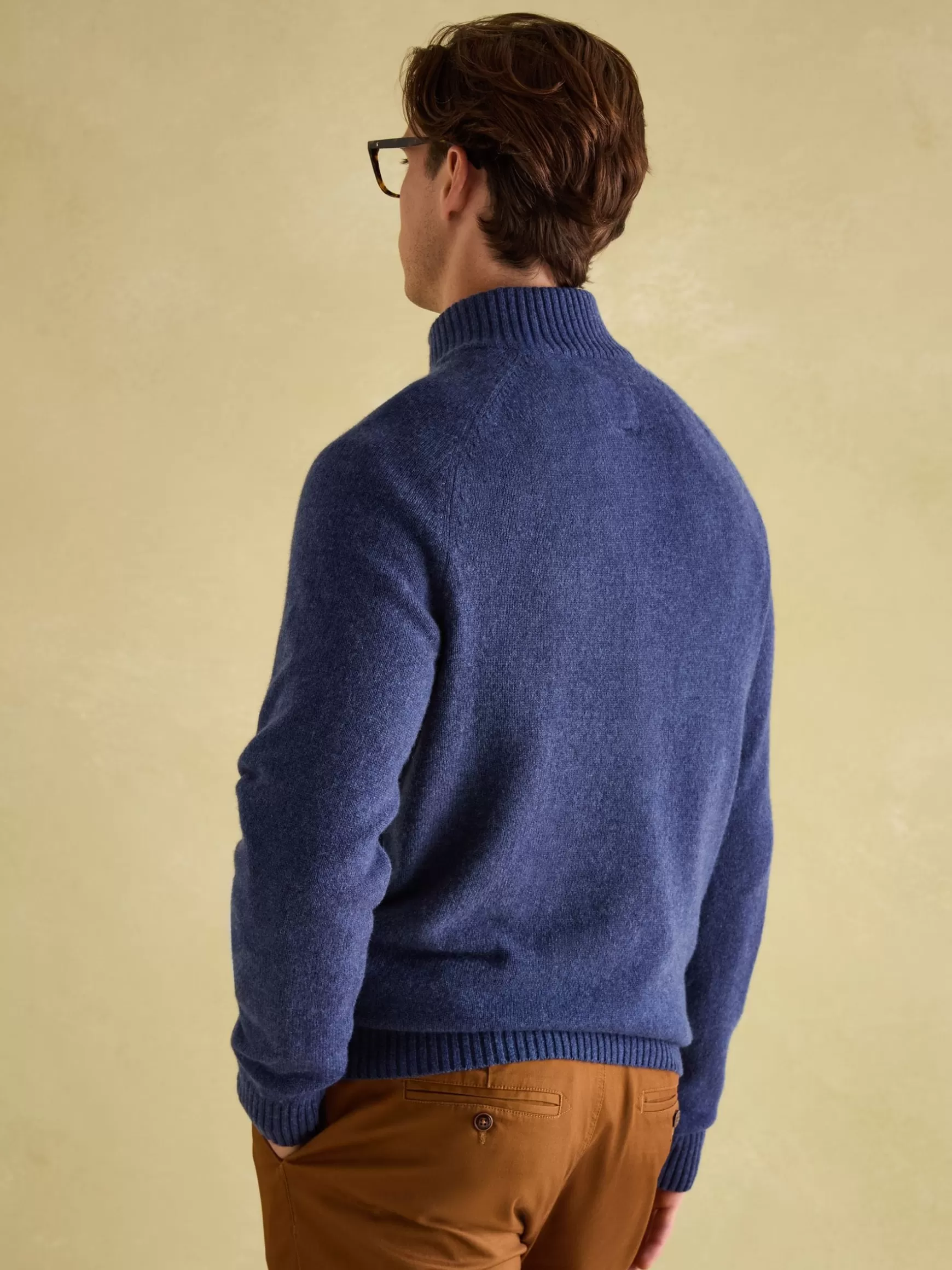 Richmond Lambswool Quarter Zip Knitted Jumper^Joules Discount