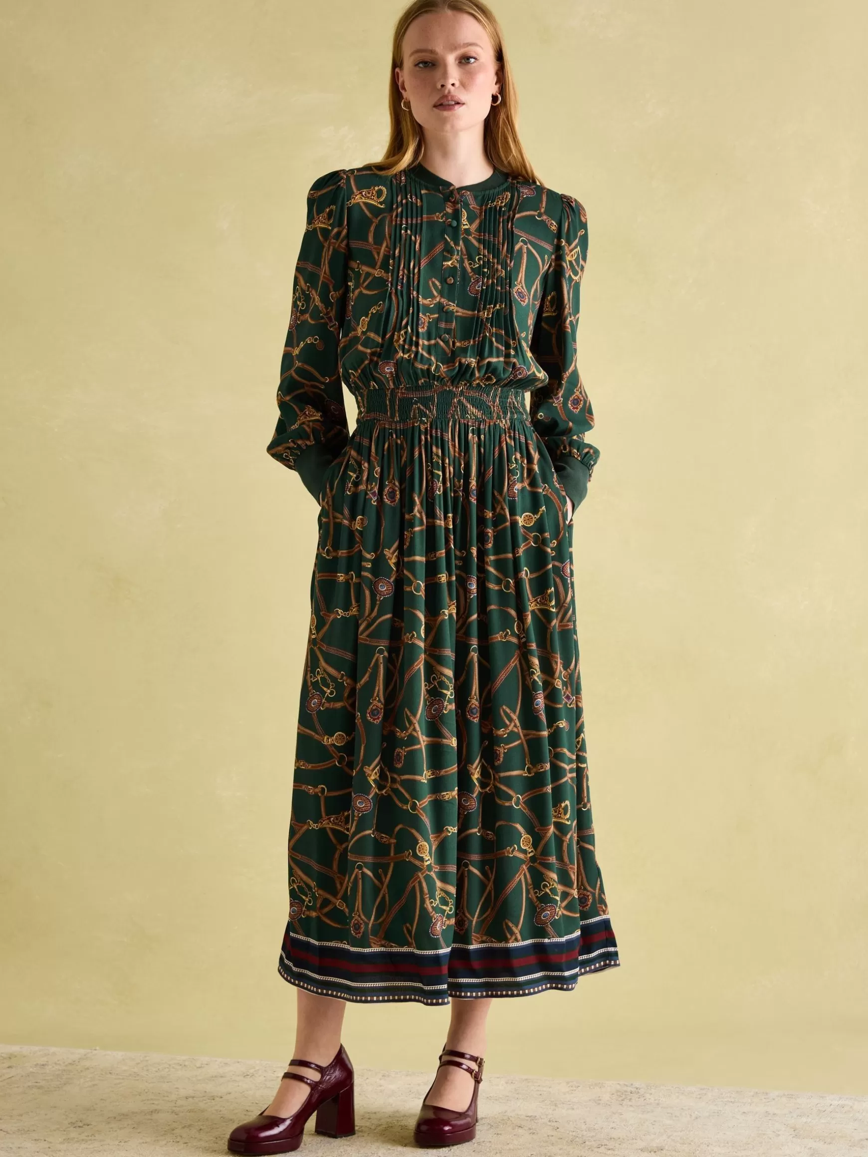 Rosa Printed Maxi Shirt Dress^Joules Shop