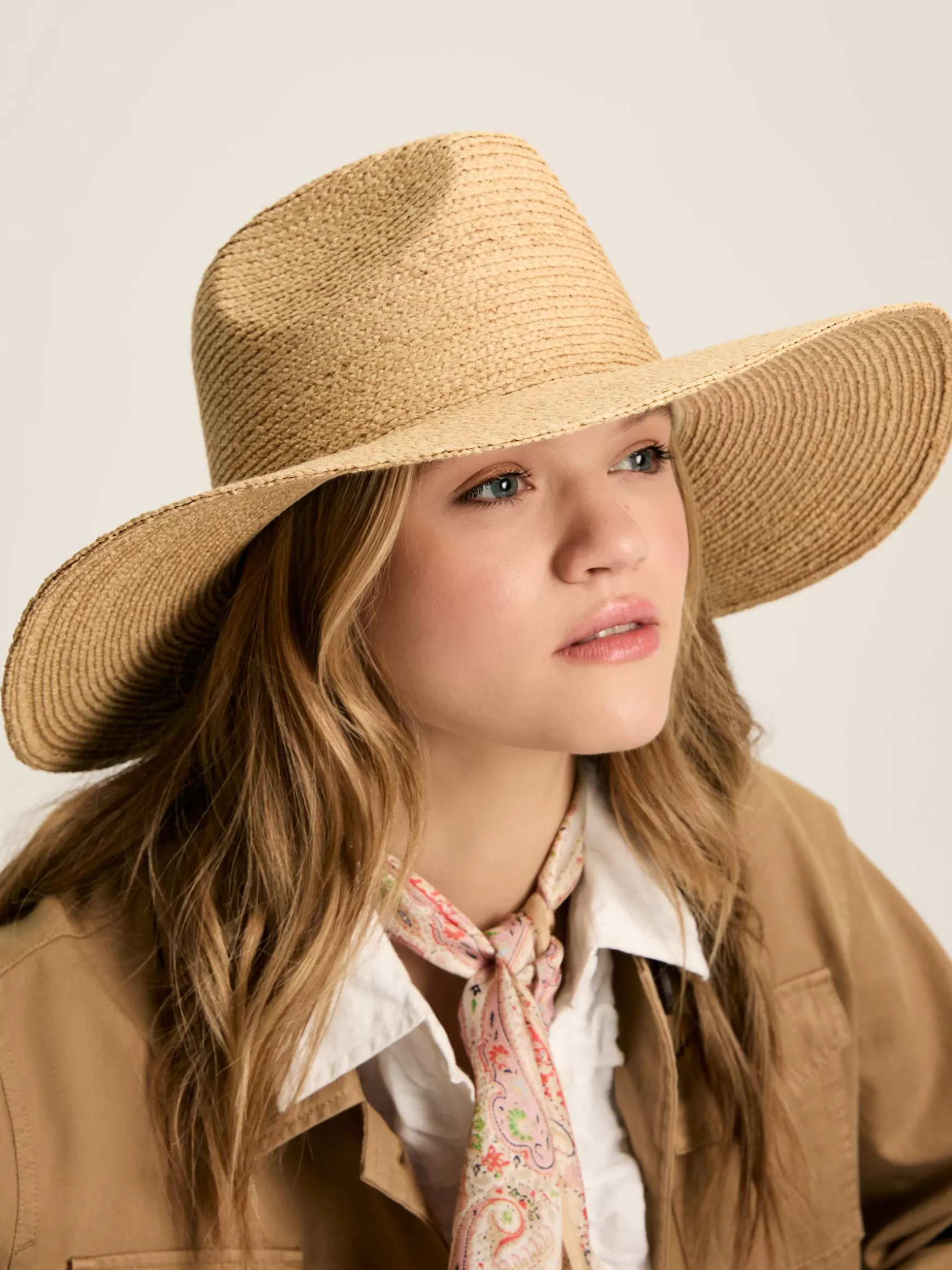 Seville Straw Fedora Hat^Joules Shop