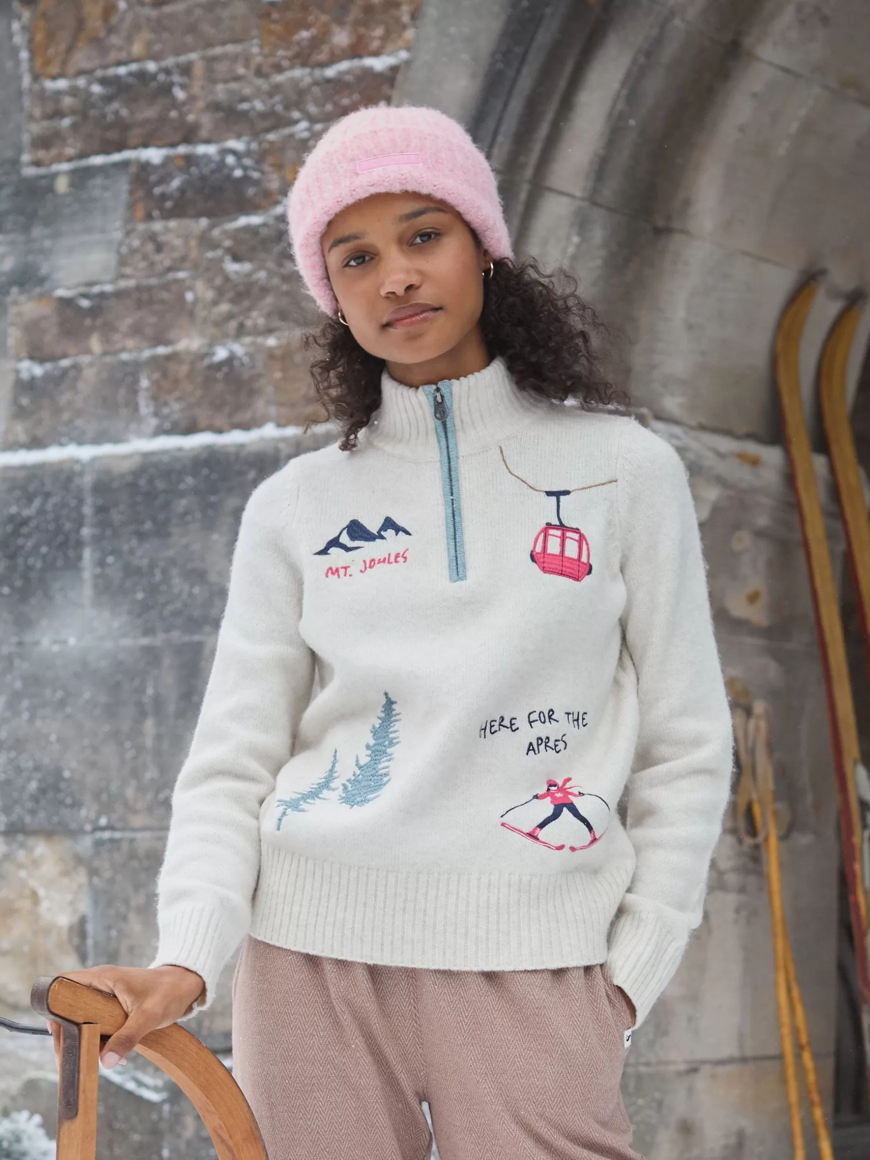 Summit Quarter Zip Ski Jumper^Joules Store