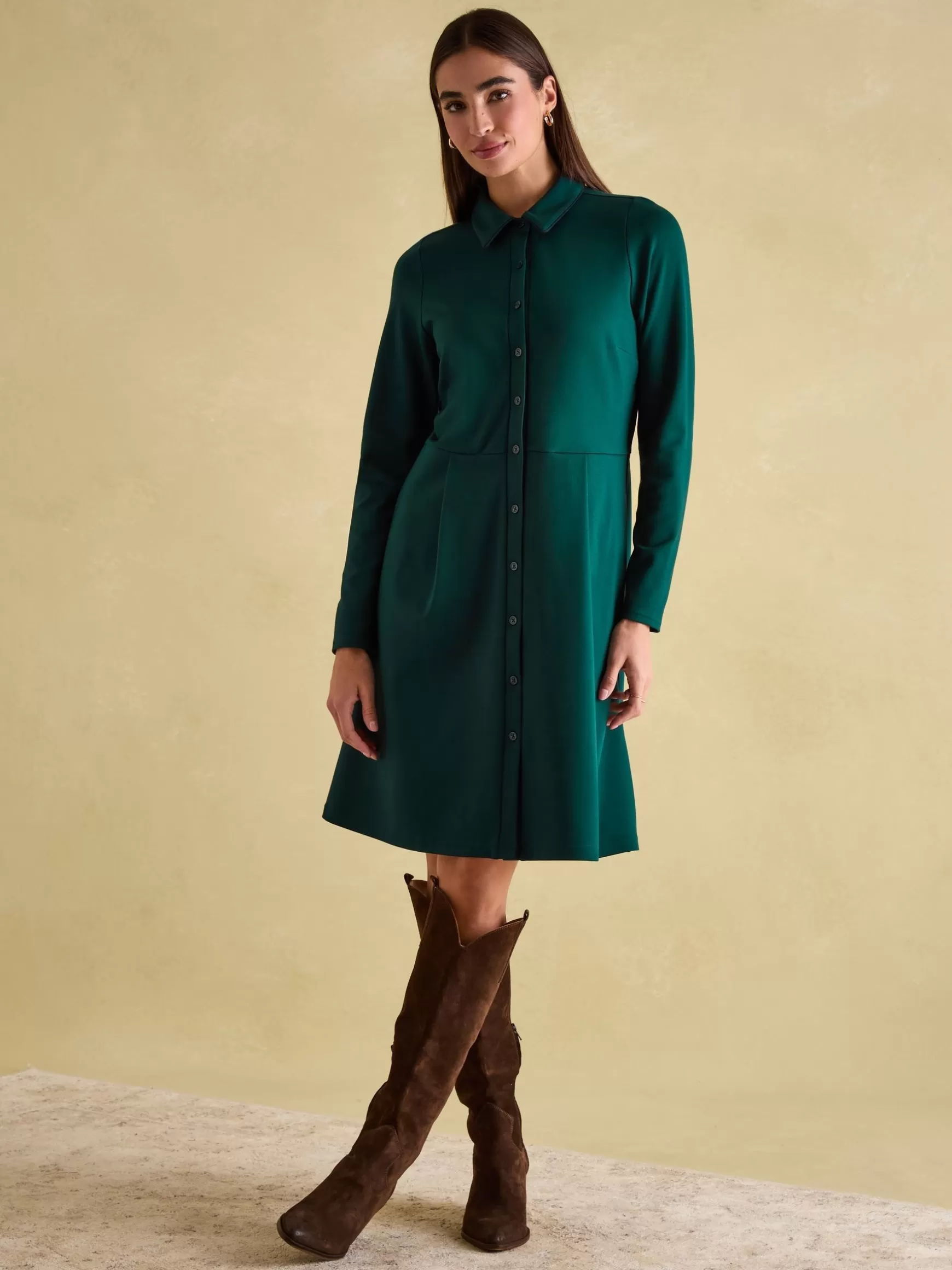 Tallie Long Sleeve Jersey Ponte Dress^Joules Hot