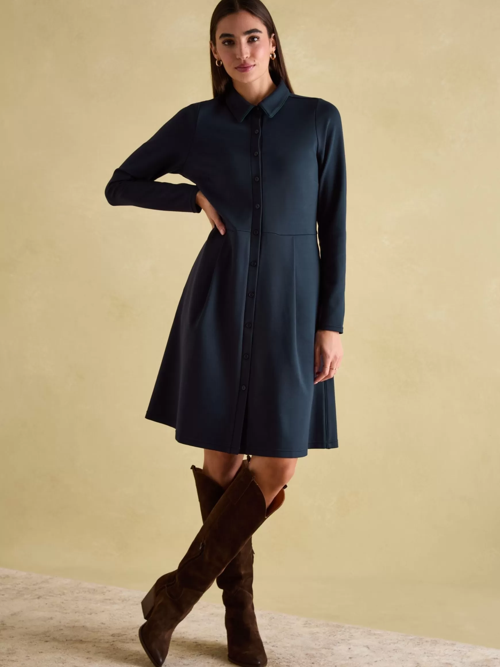 Tallie Long Sleeve Jersey Ponte Dress^Joules Flash Sale