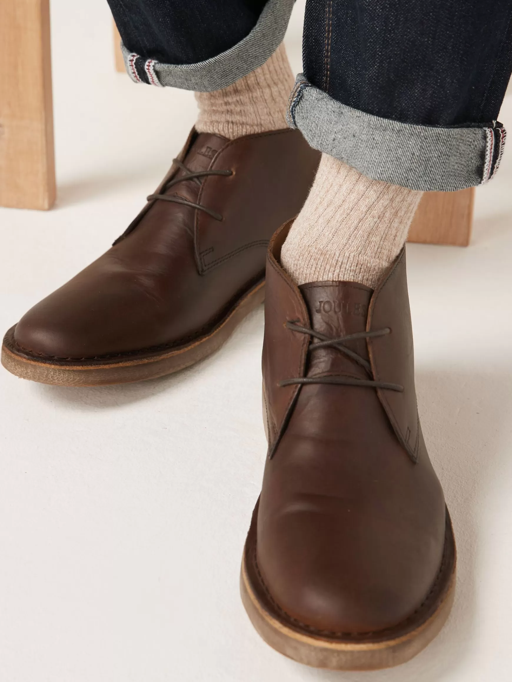 Tan Brown Desert Boots^Joules Fashion