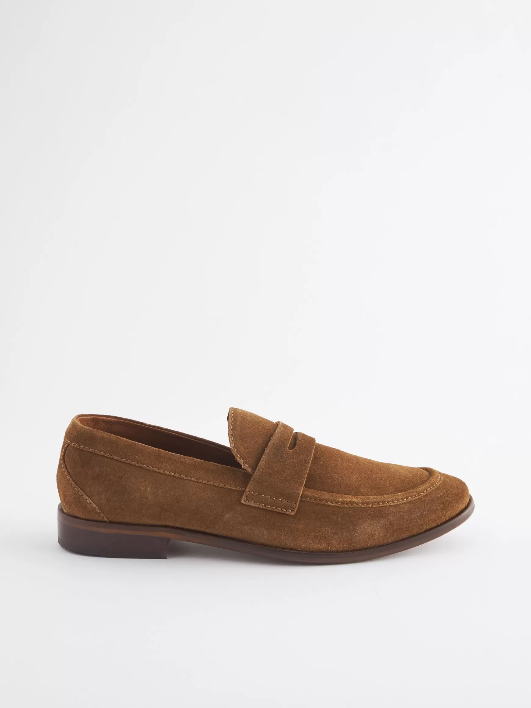 Tan Suede Penny Loafers^Joules Shop