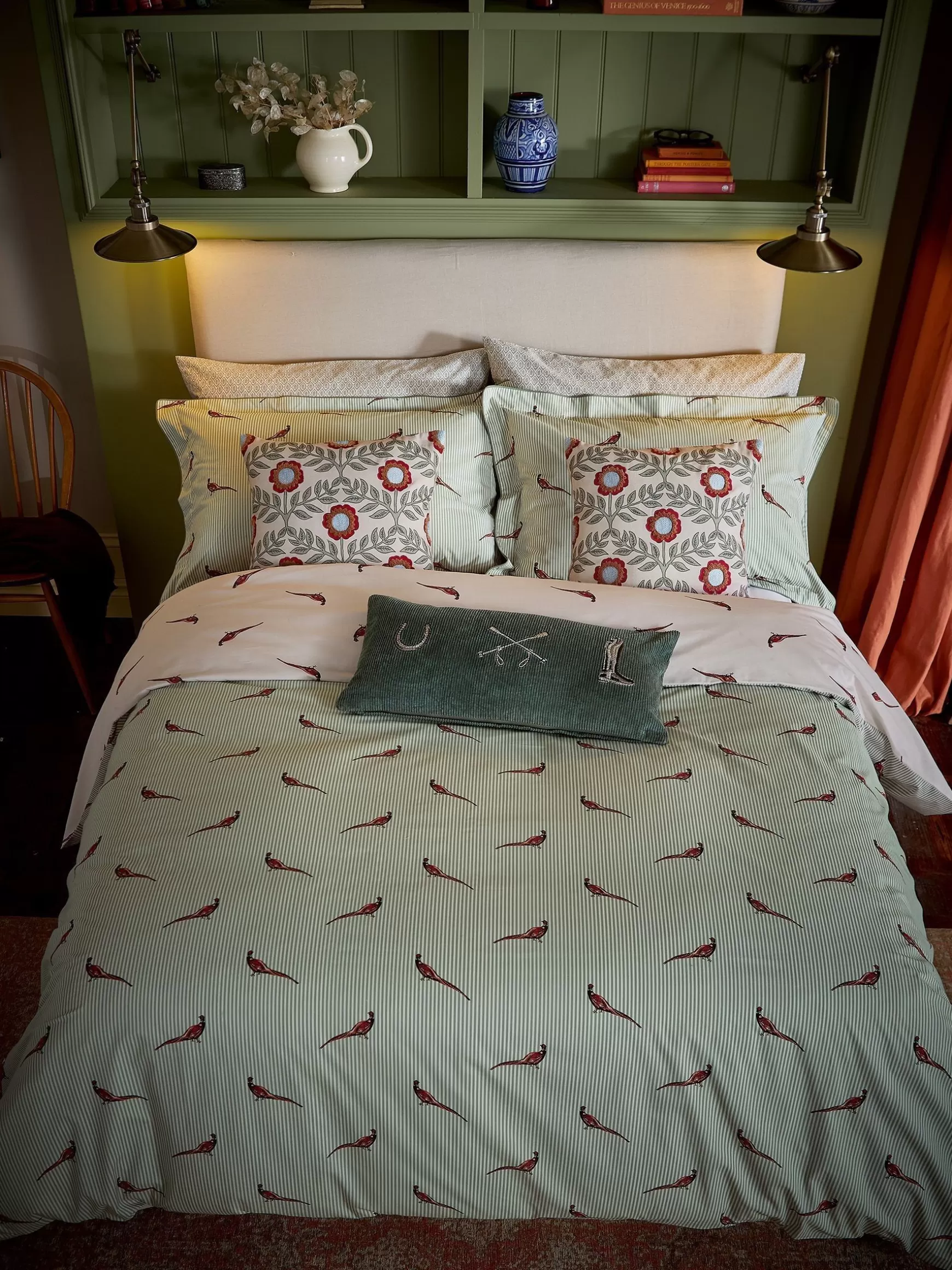 The Pheasant 100% Cotton Pheasant Bedding Set^Joules Flash Sale