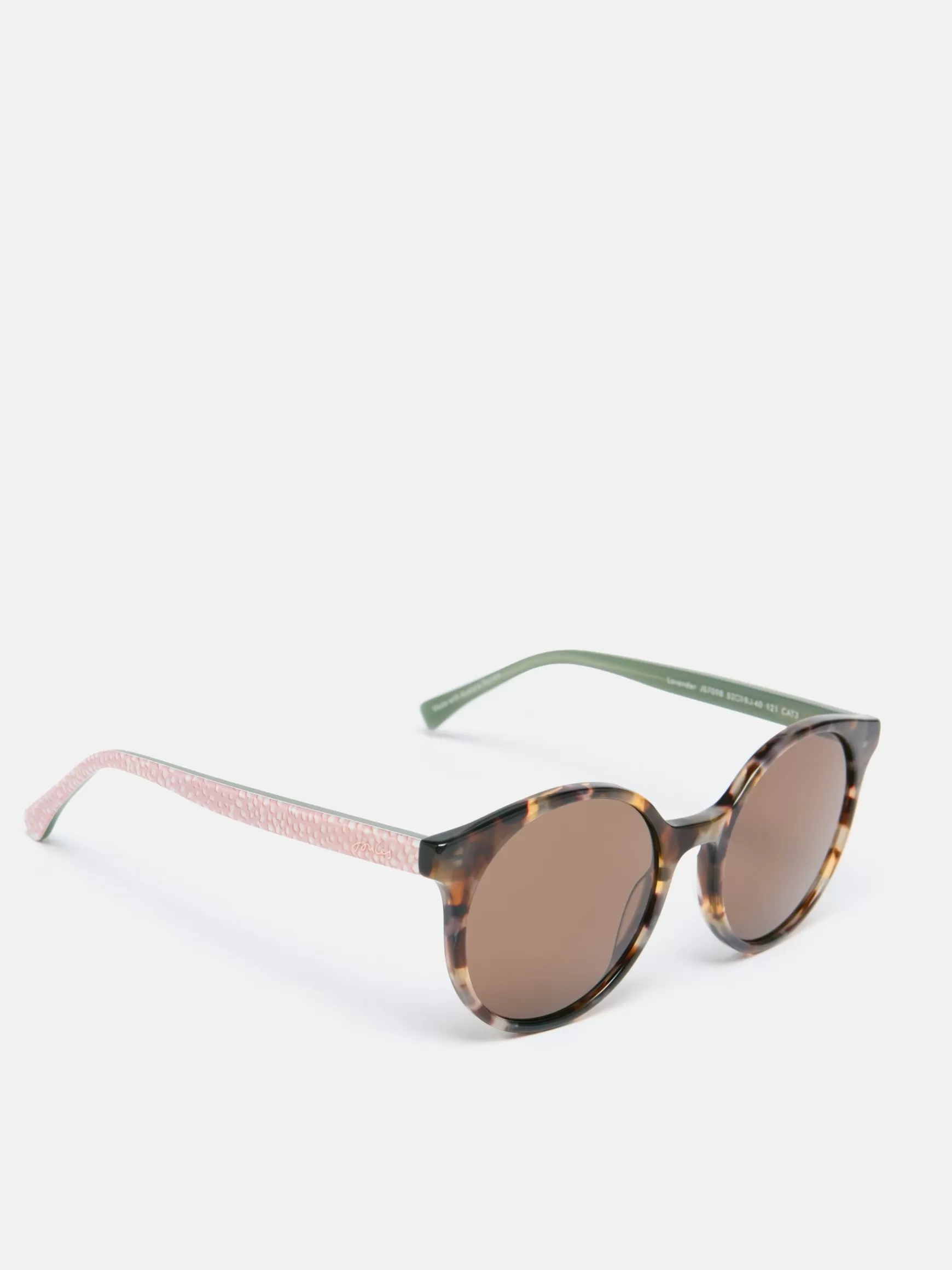 Tortoiseshell Print Round Rimmed Sunglasses^Joules Online