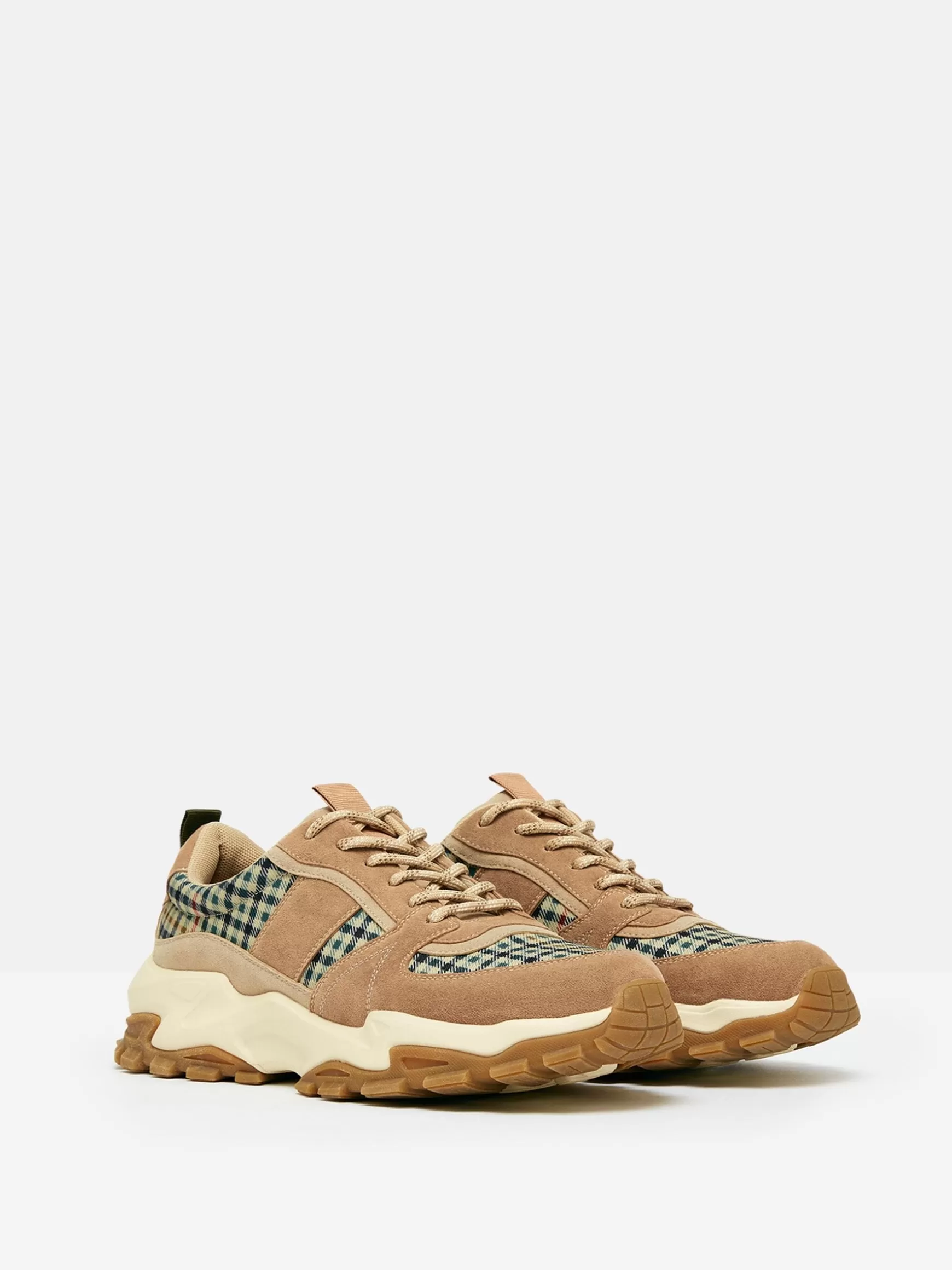 Trek Natural Check Trainers^Joules Fashion
