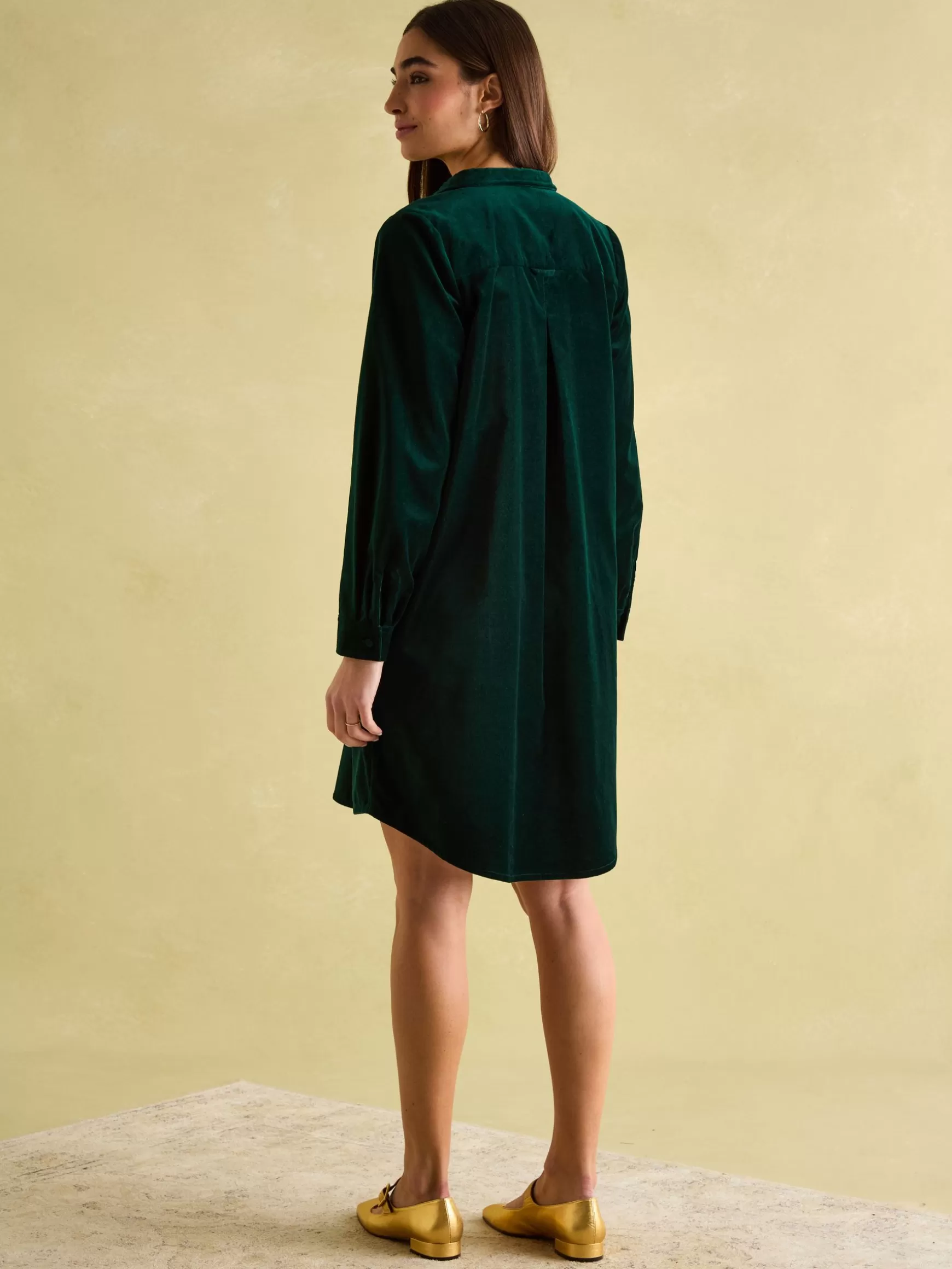 Velvet Marlowe Nehru Collar Shirt Dress^Joules Flash Sale