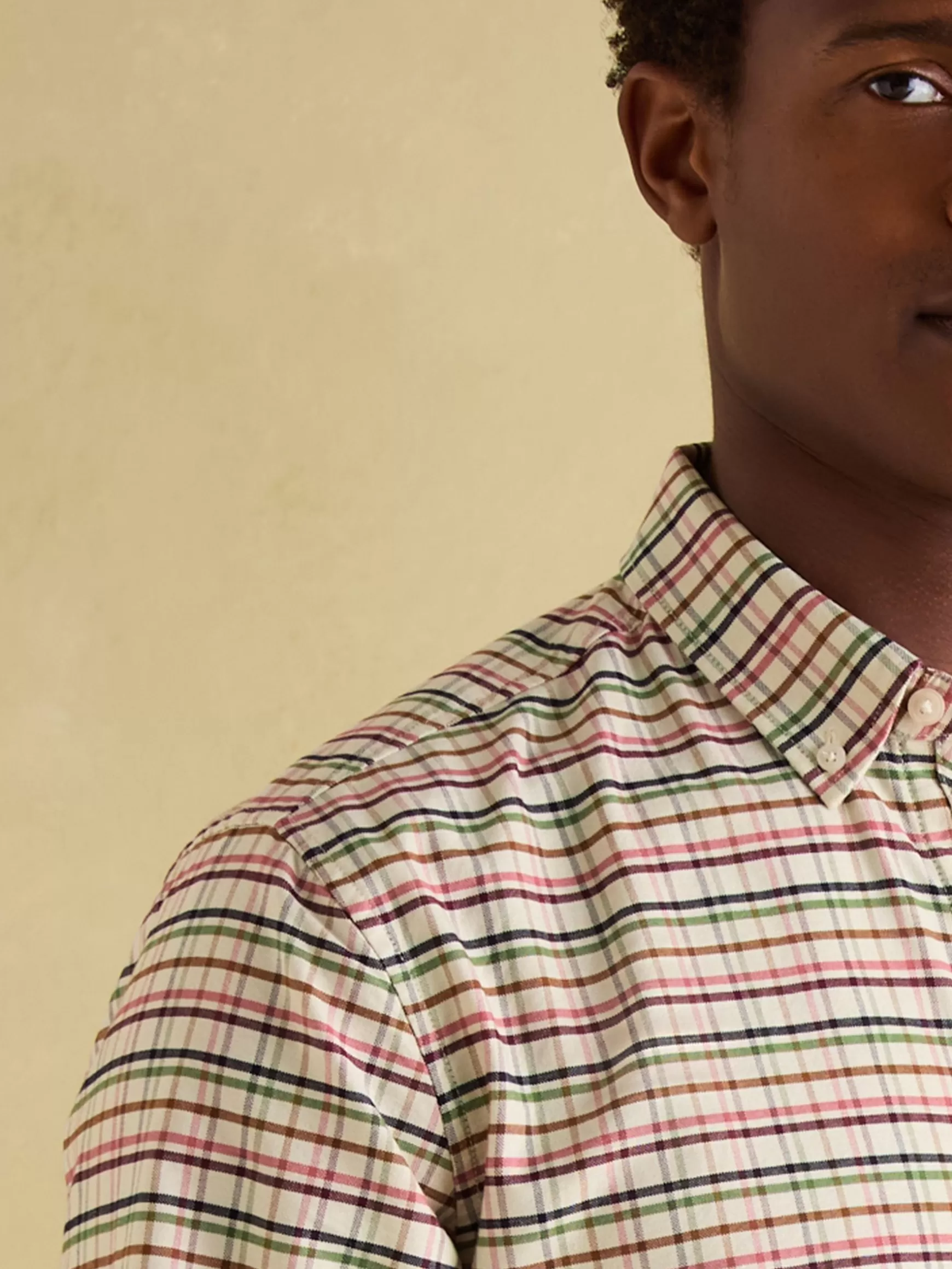 Welford Cream Multi Cotton Check Shirt^Joules Cheap