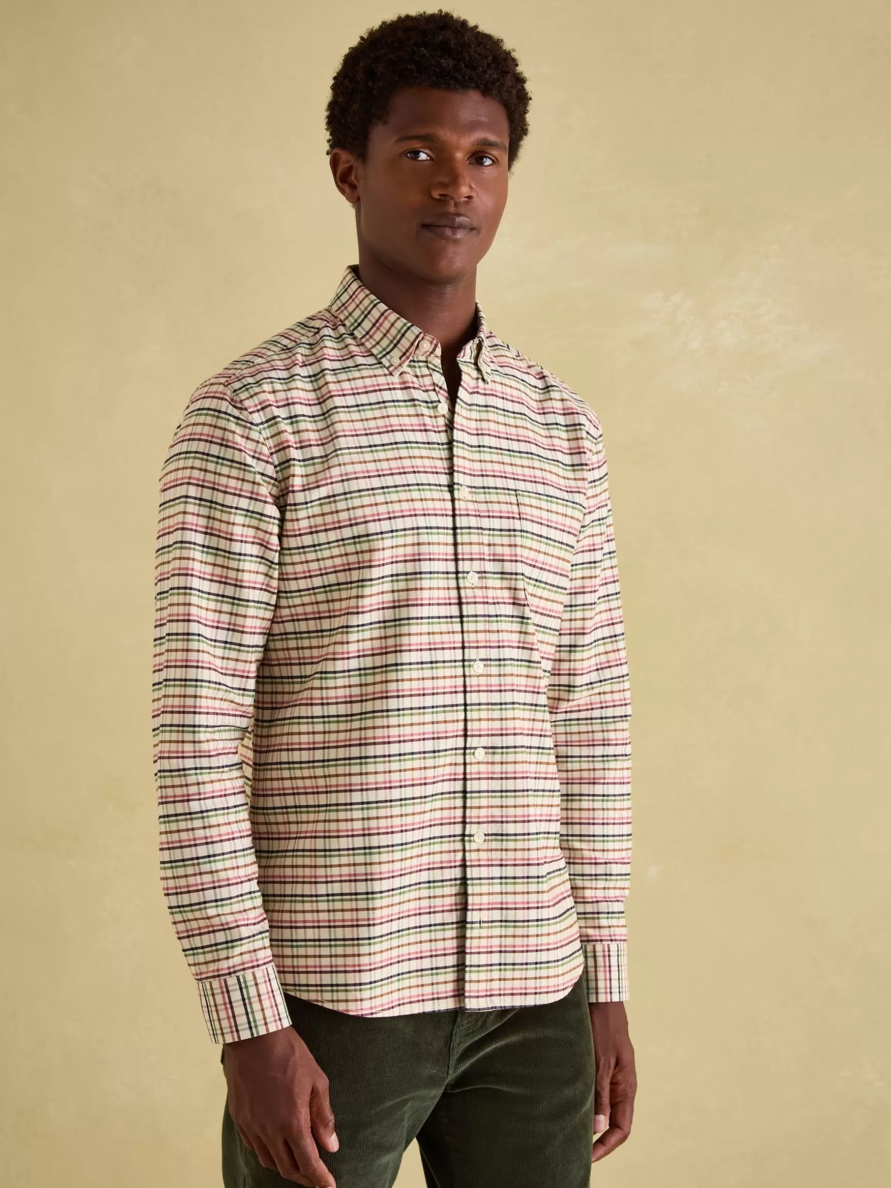 Welford Cream Multi Cotton Check Shirt^Joules Cheap