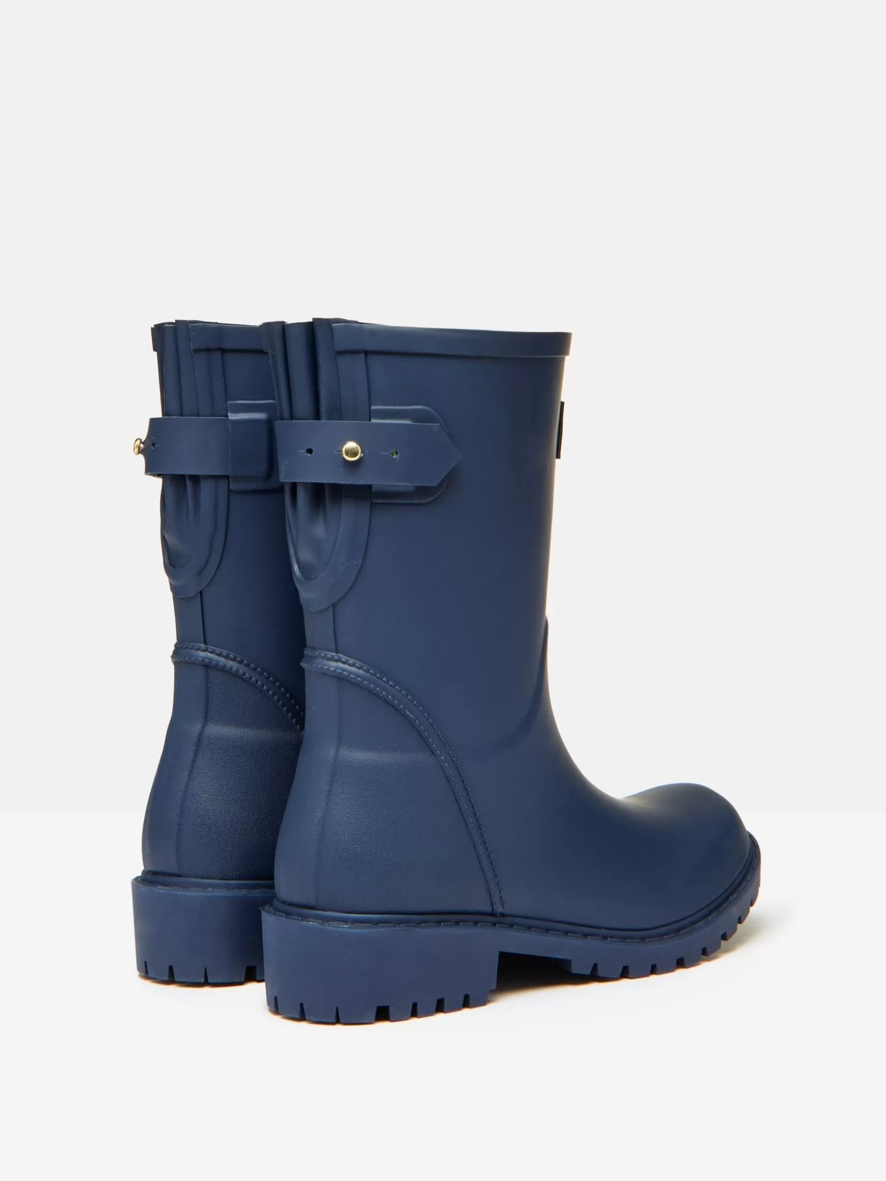 Wistow Navy Blue Adjustable Mid Calf Wellies^Joules Online