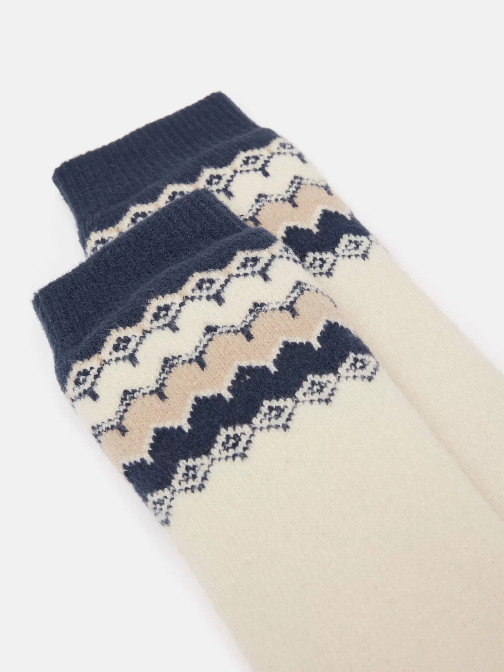 Women's Chalet Fair Isle Fleece Lined Socks (size 4-8)^Joules Discount