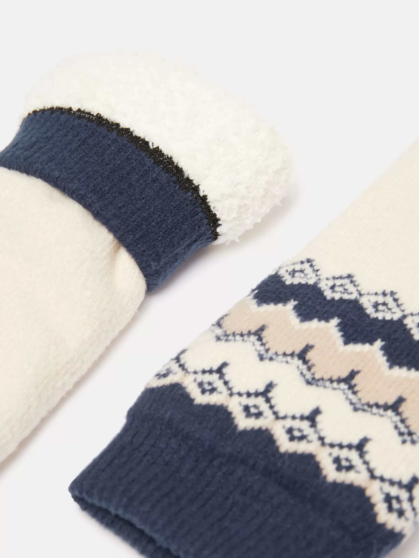 Women's Chalet Fair Isle Fleece Lined Socks (size 4-8)^Joules Discount
