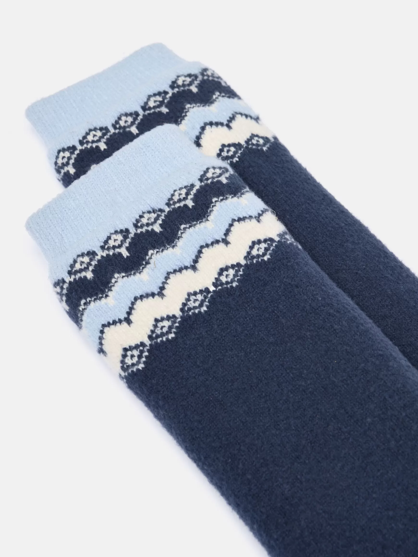 Women's Chalet Fair Isle Fleece Lined Socks (size 4-8)^Joules Best